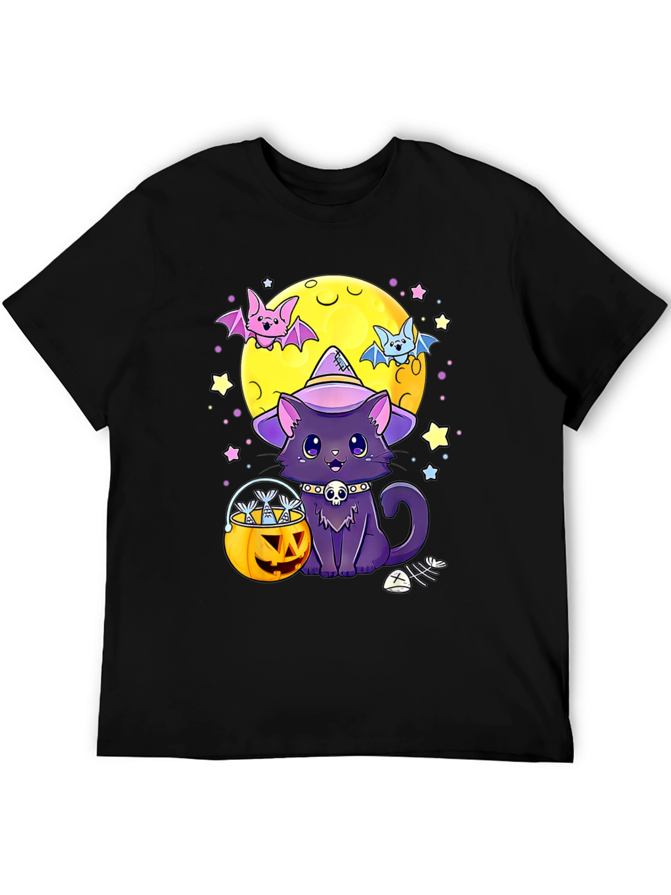 Halloween Cat Moon T-Shirt