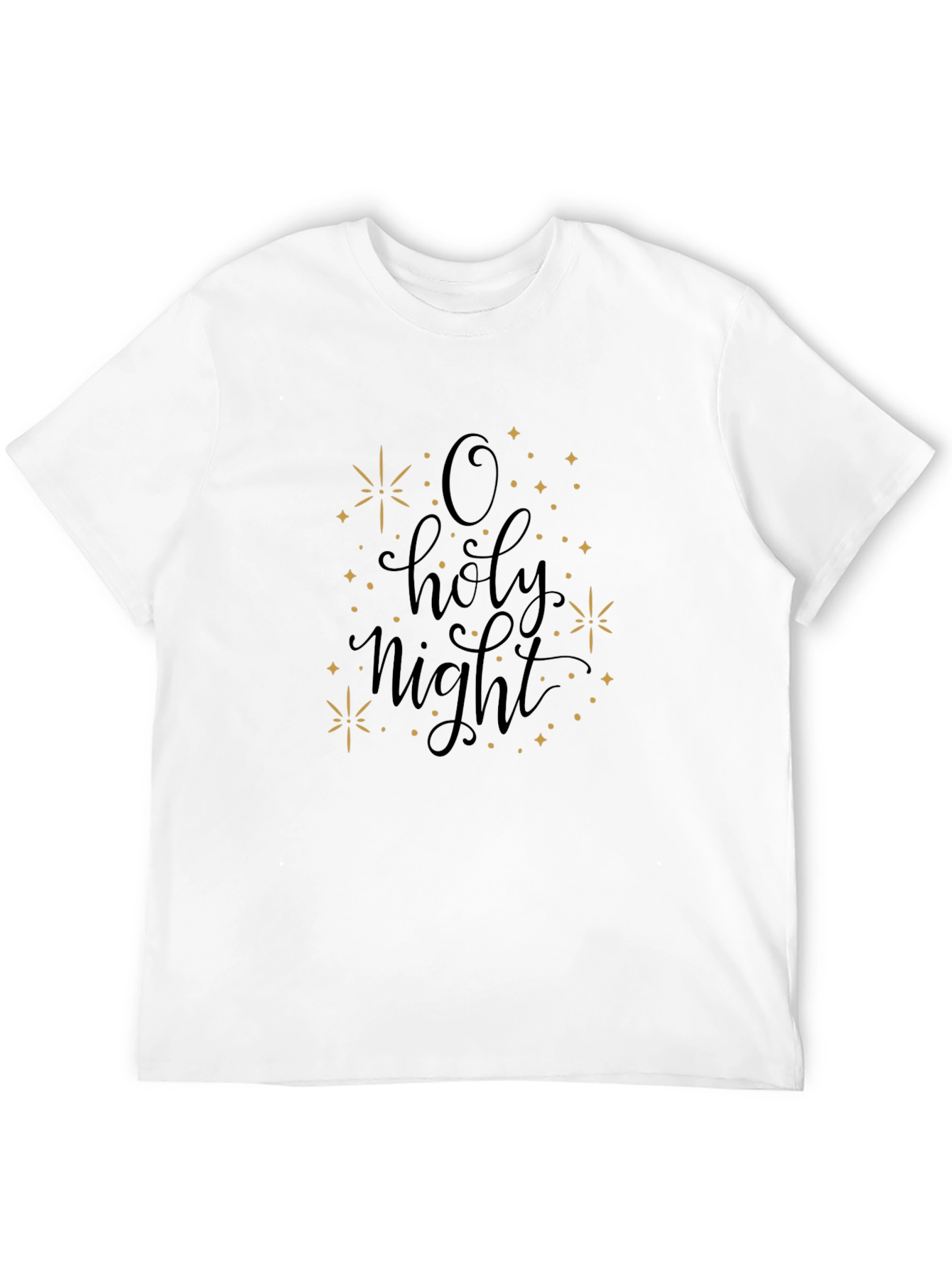 O Holy Night Graphic Tee - Black