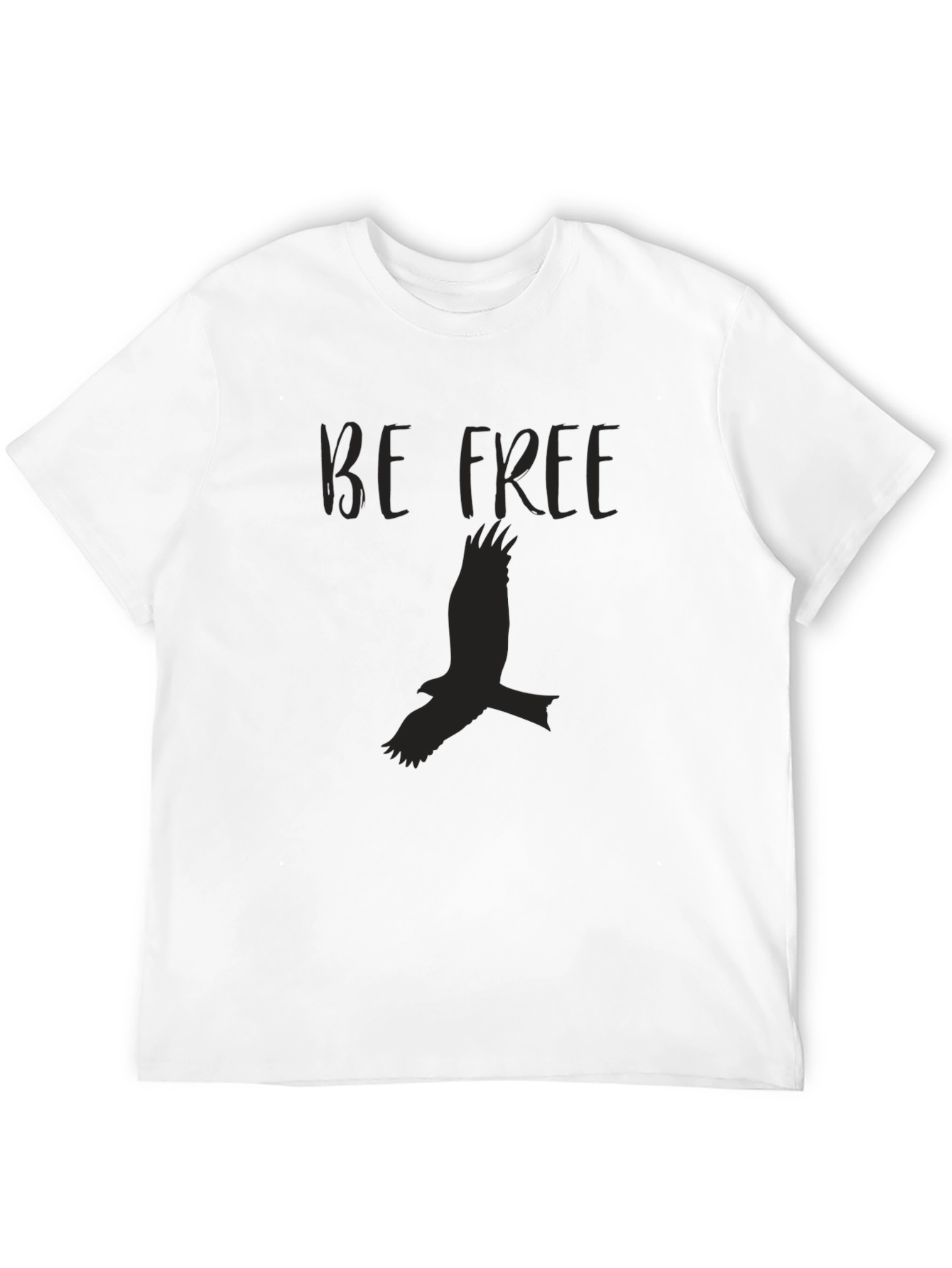 Be Free Bird Graphic Black T-Shirt