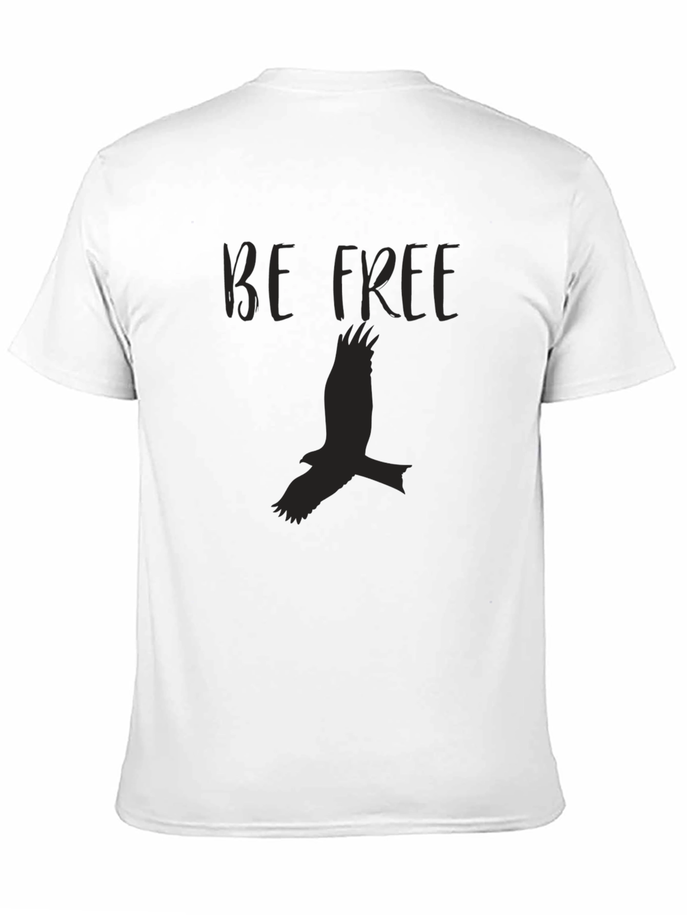 Be Free Bird Graphic Black T-Shirt
