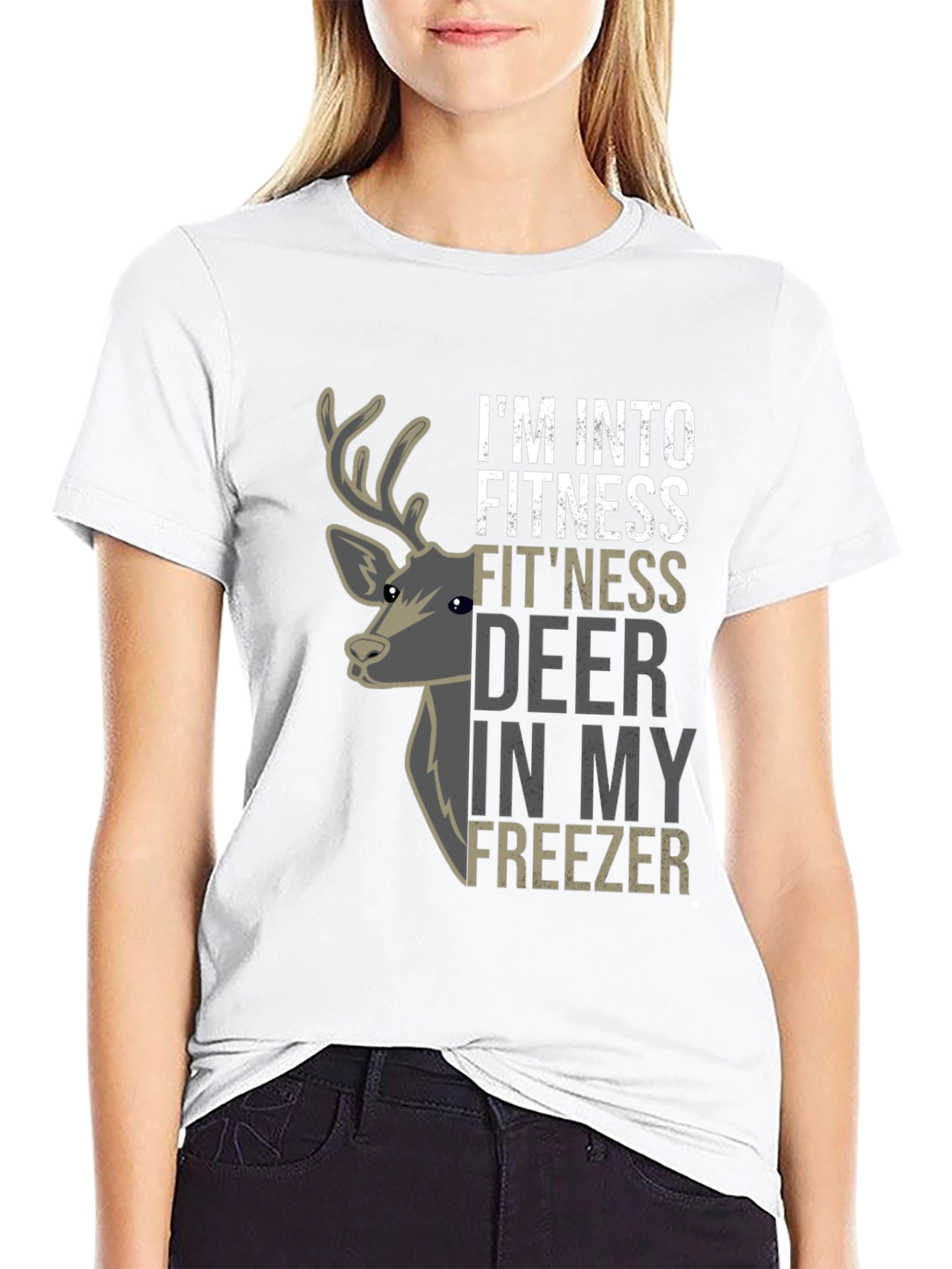 Im Into Fitness Fitness Deer In My Freezer T-Shirt