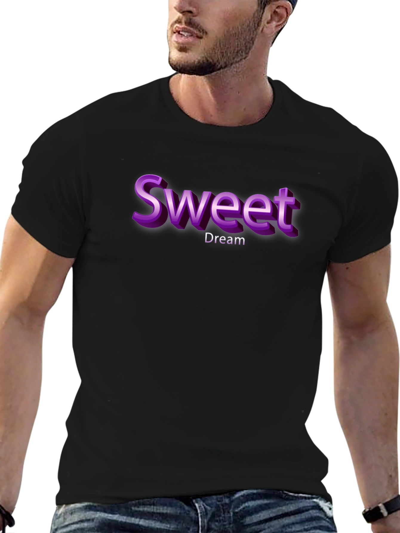 Sweet Dream Black T-Shirt | Casual Comfort