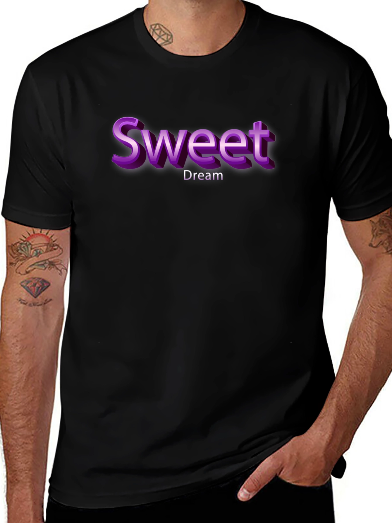Sweet Dream Black T-Shirt | Casual Comfort