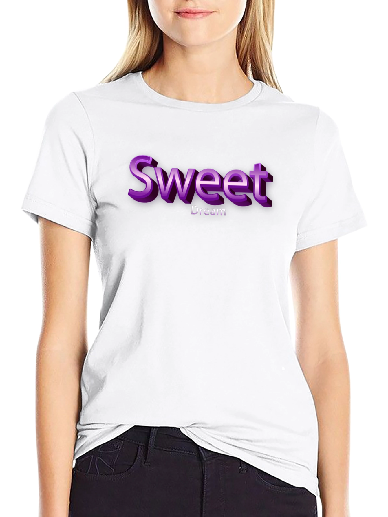 Sweet Dream Black T-Shirt | Casual Comfort