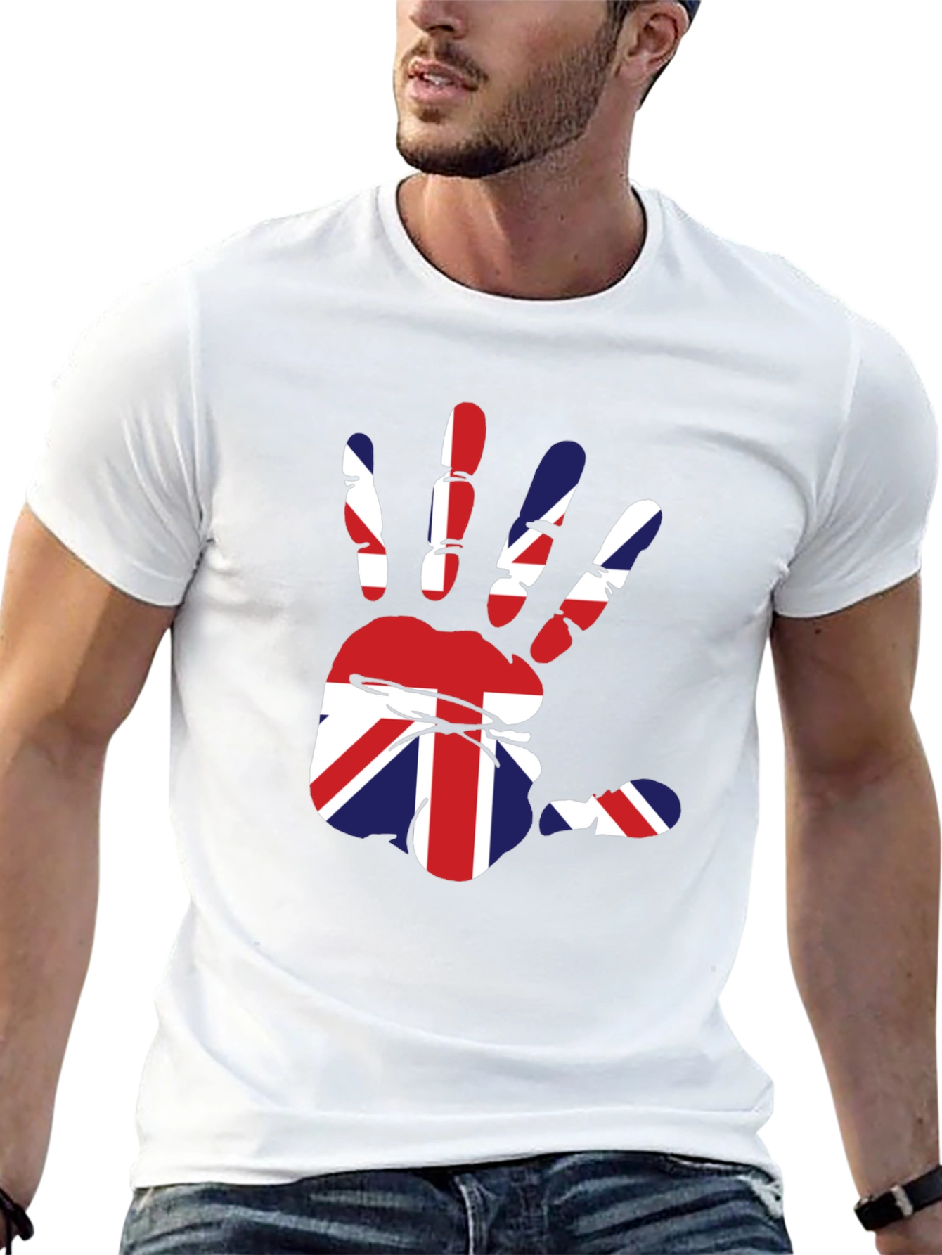 Union Jack Handprint T-Shirt - British Pride Tee