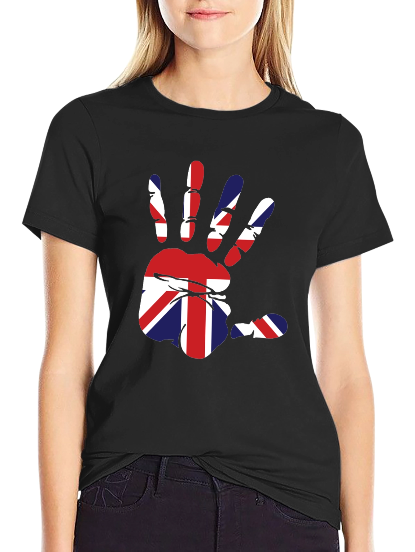 Union Jack Handprint T-Shirt - British Pride Tee