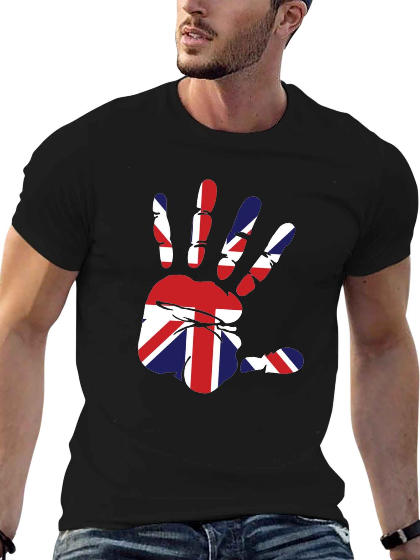 Union Jack Handprint T-Shirt - British Pride Tee