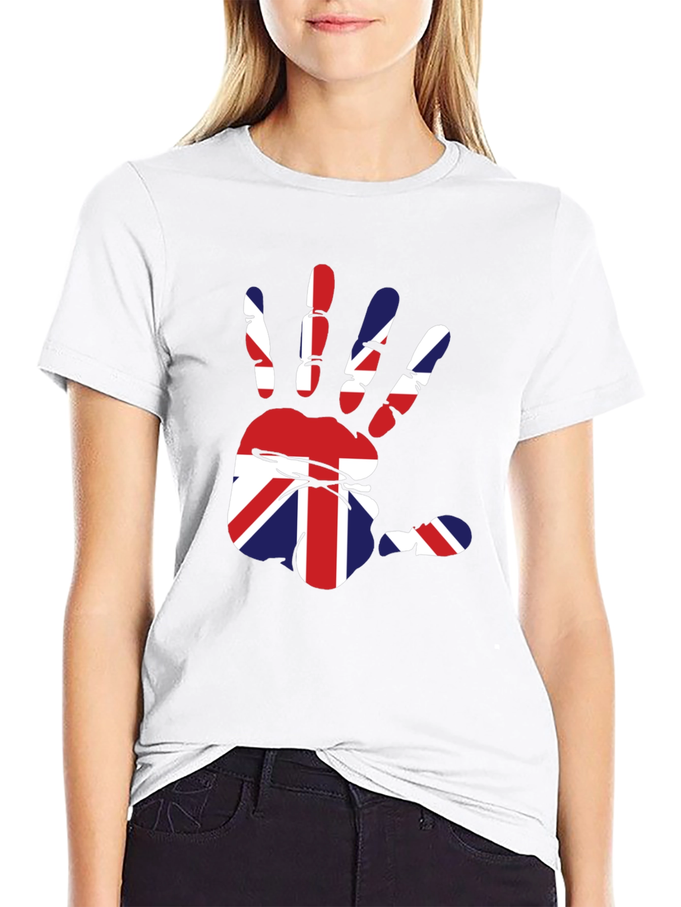 Union Jack Handprint T-Shirt - British Pride Tee