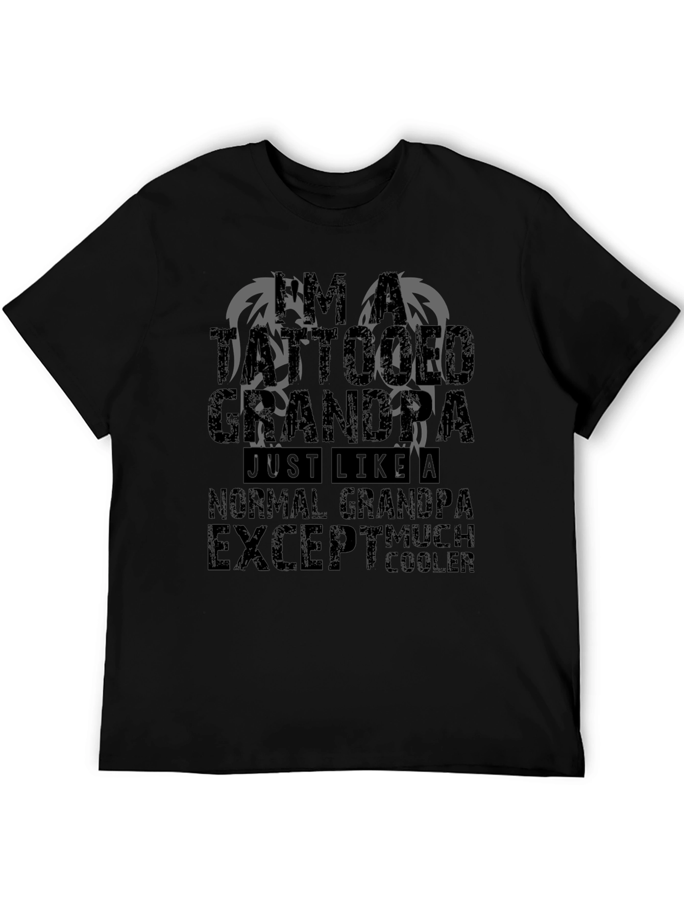 Tattooed Grandpa Graphic Tee - Much Cooler T-Shirt