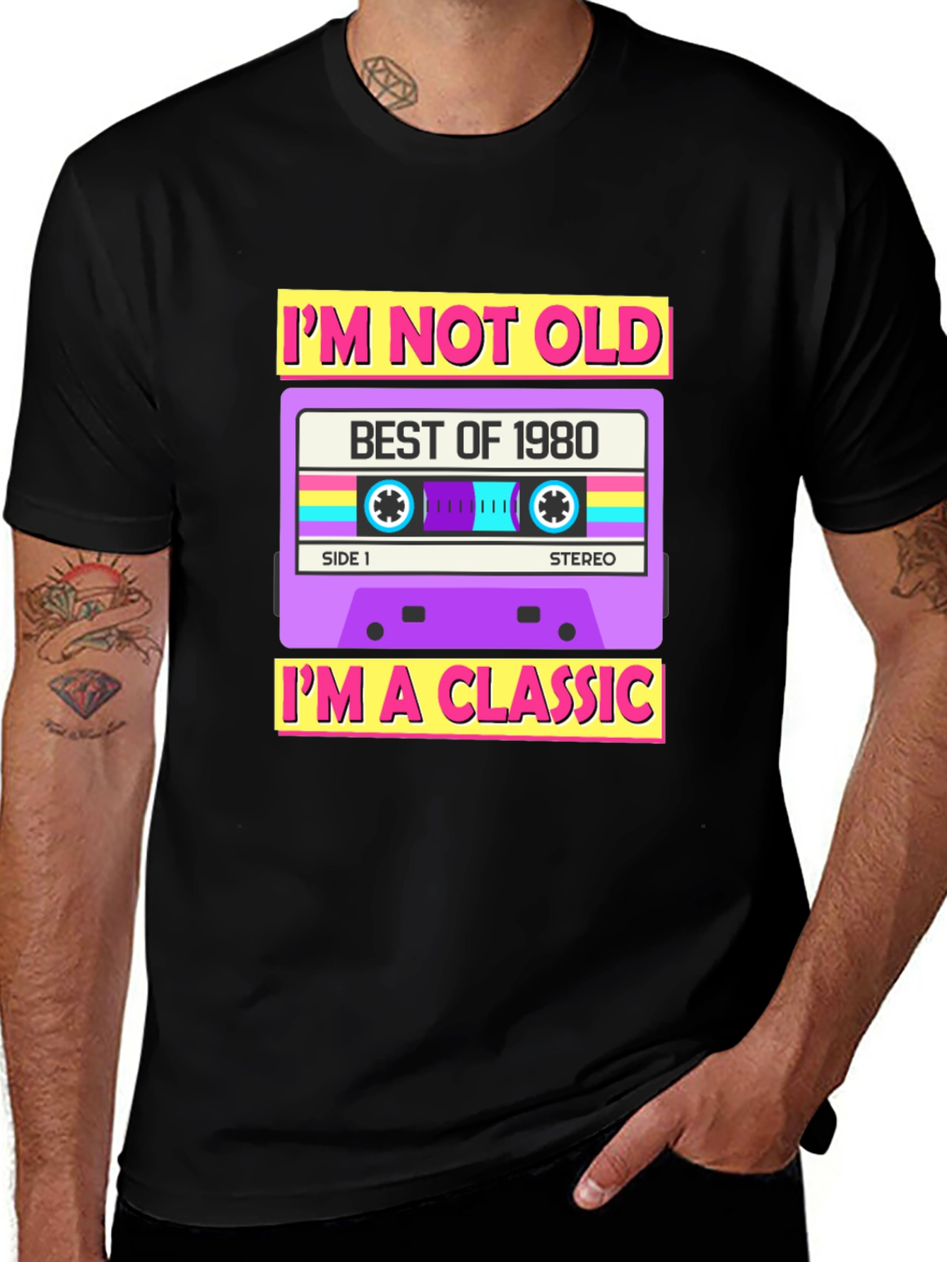 Im Not Old Im A Classic 1980 Cassette T-Shirt