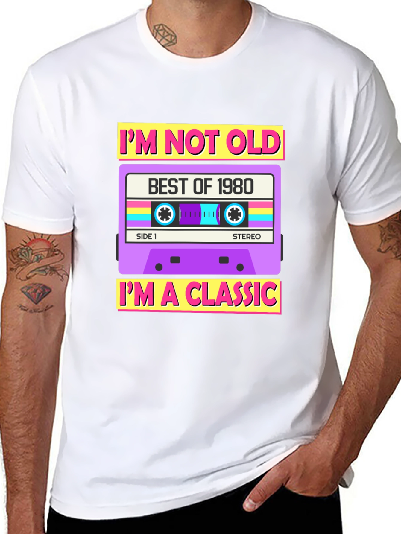 Im Not Old Im A Classic 1980 Cassette T-Shirt