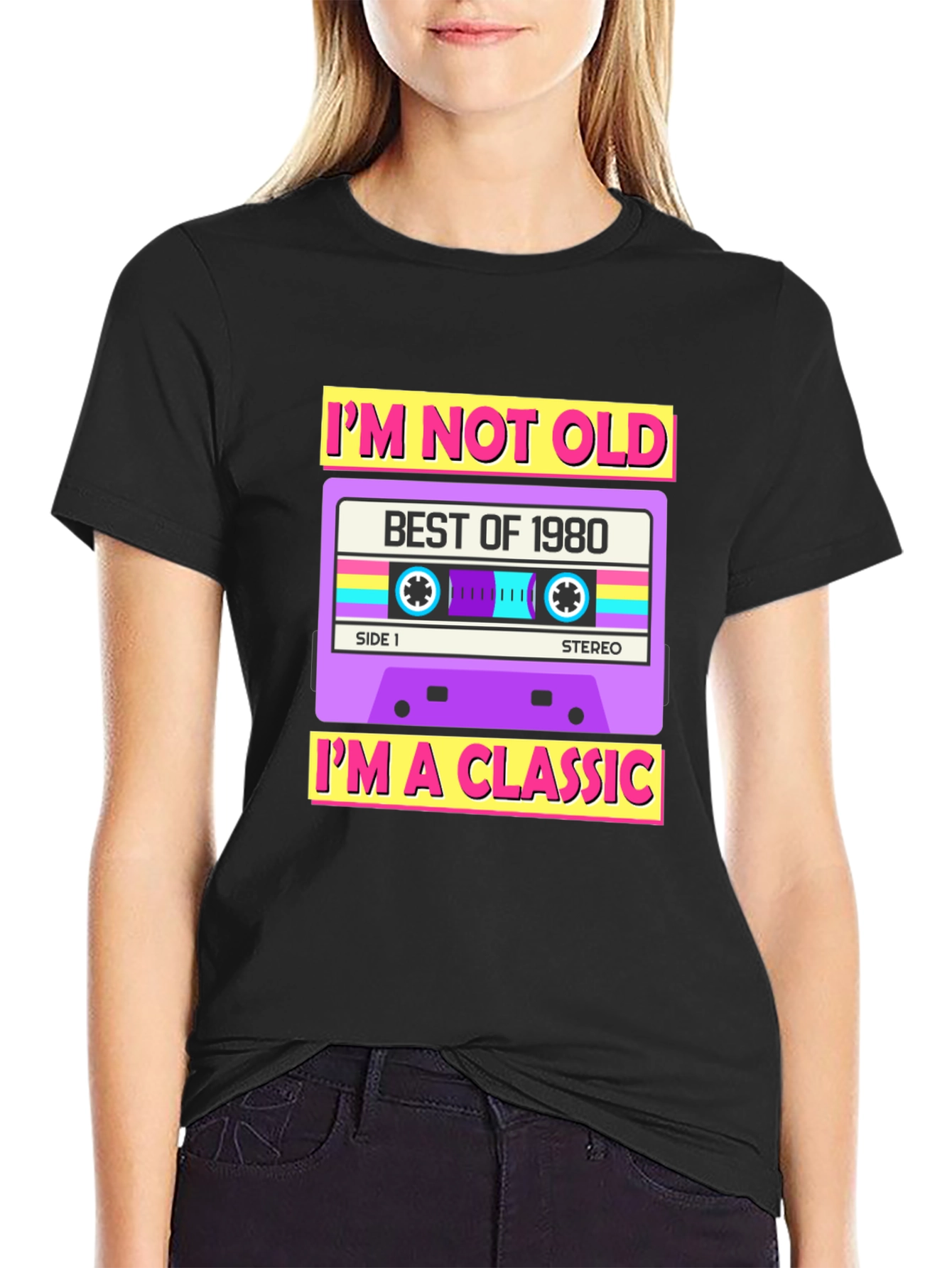 Im Not Old Im A Classic 1980 Cassette T-Shirt