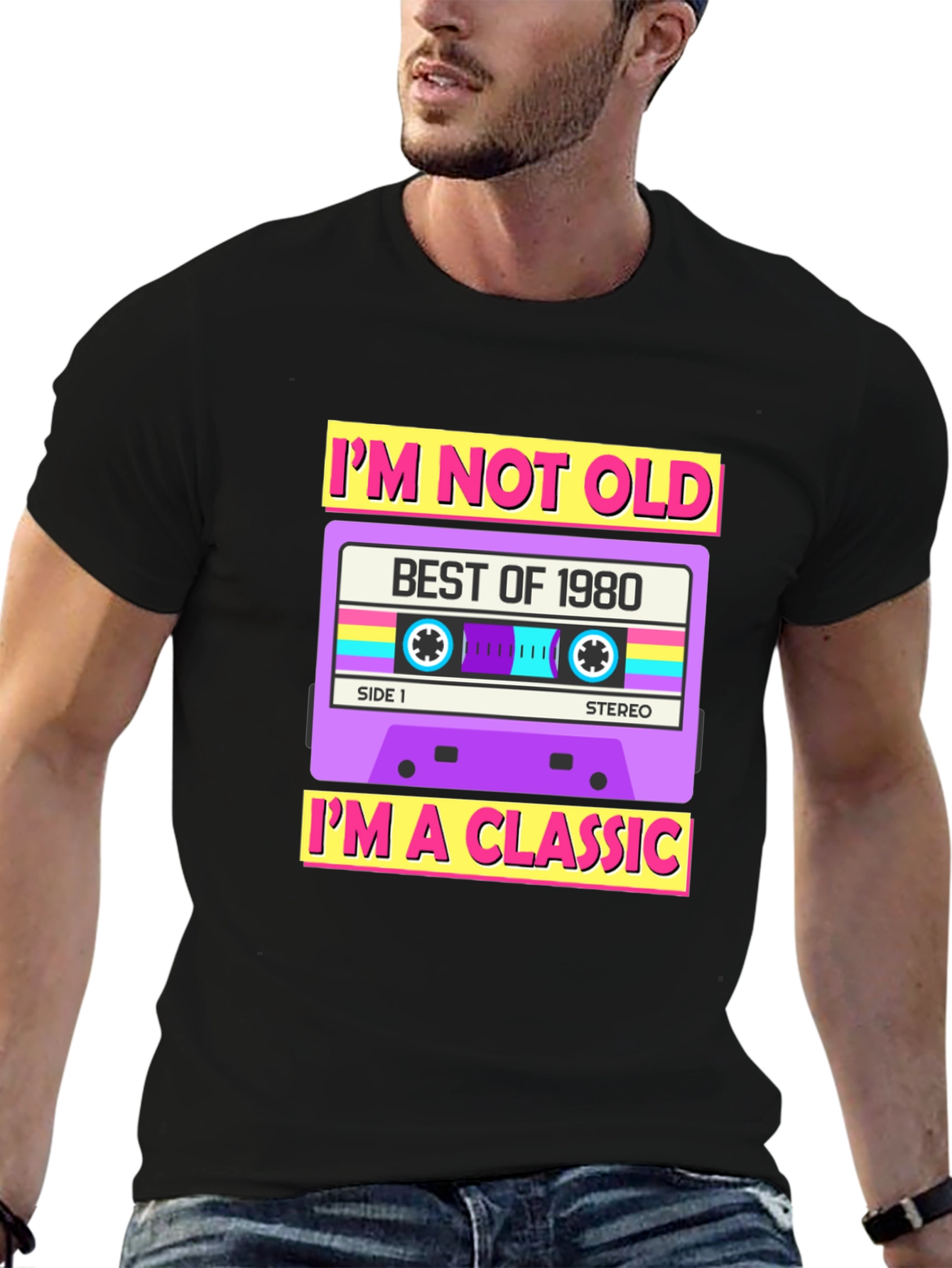 Im Not Old Im A Classic 1980 Cassette T-Shirt