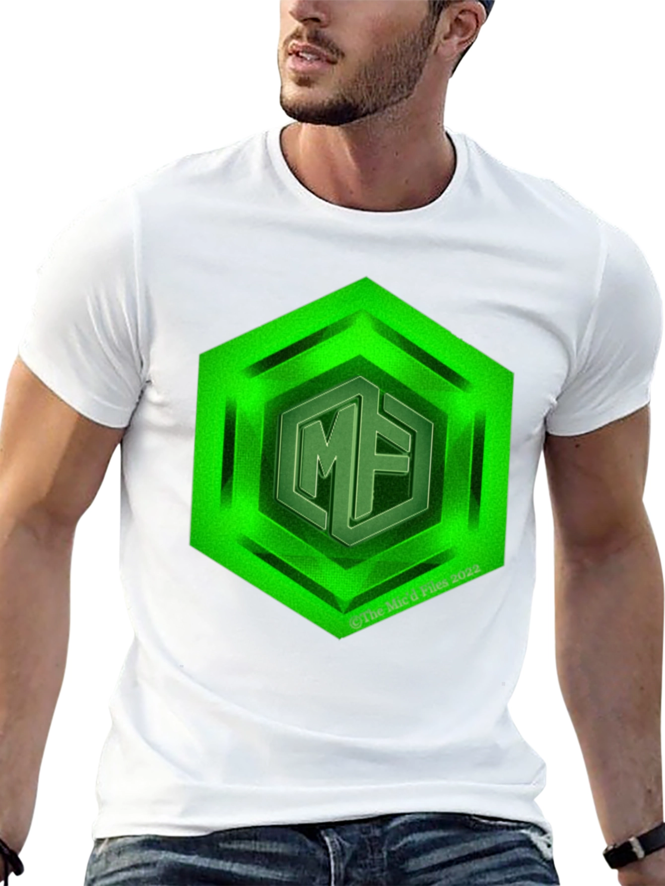 Hexagon MF Logo Black T-Shirt