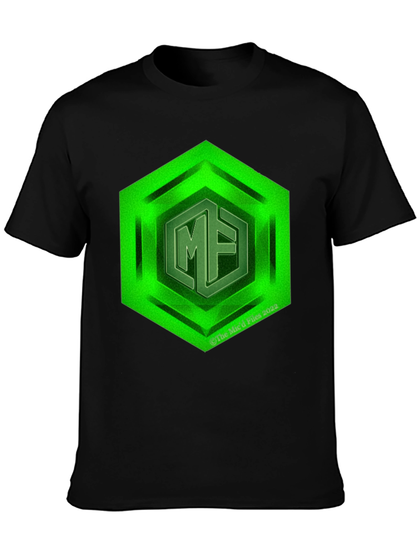 Hexagon MF Logo Black T-Shirt