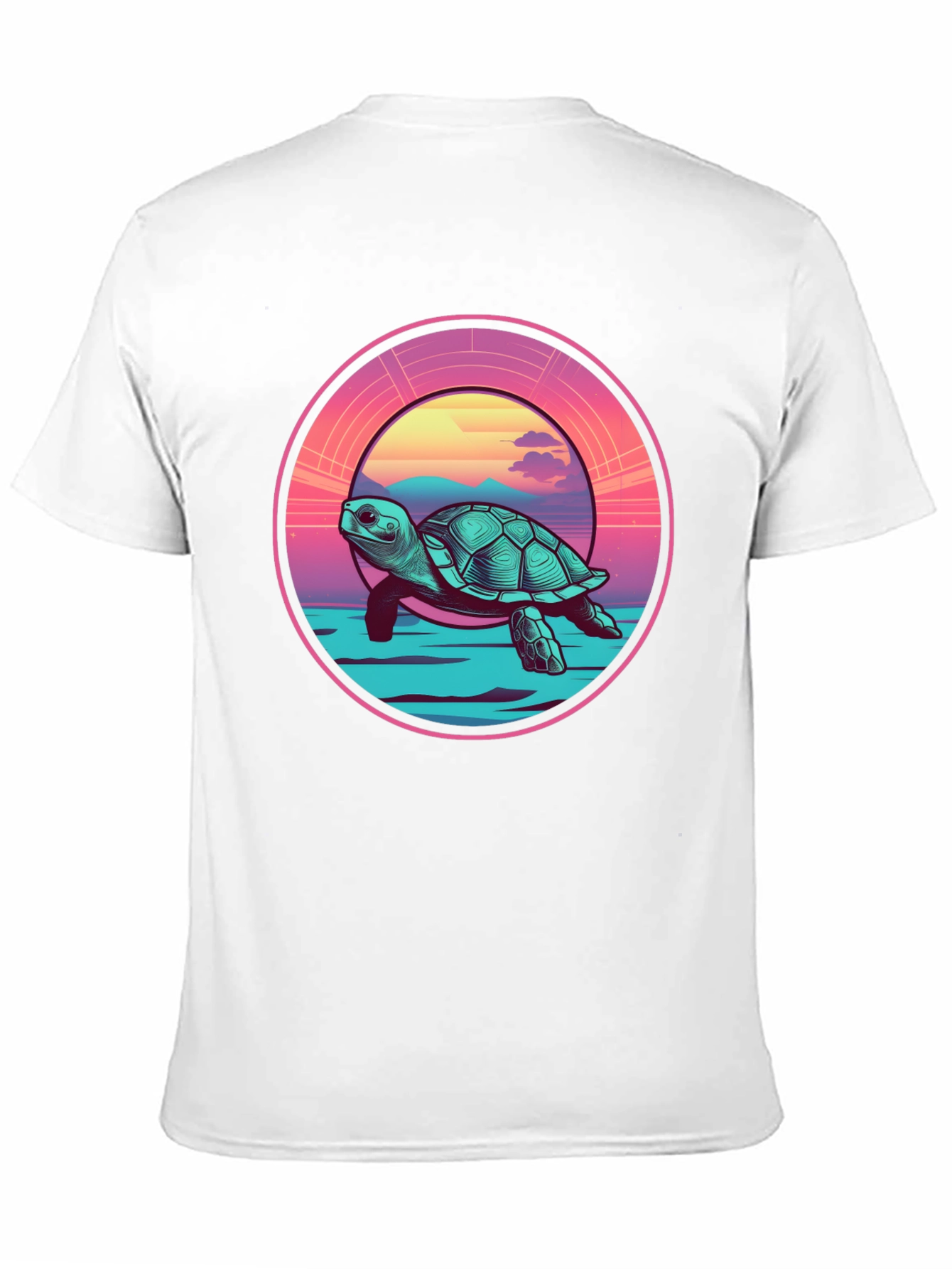 Sea Turtle Sunset Graphic Tee