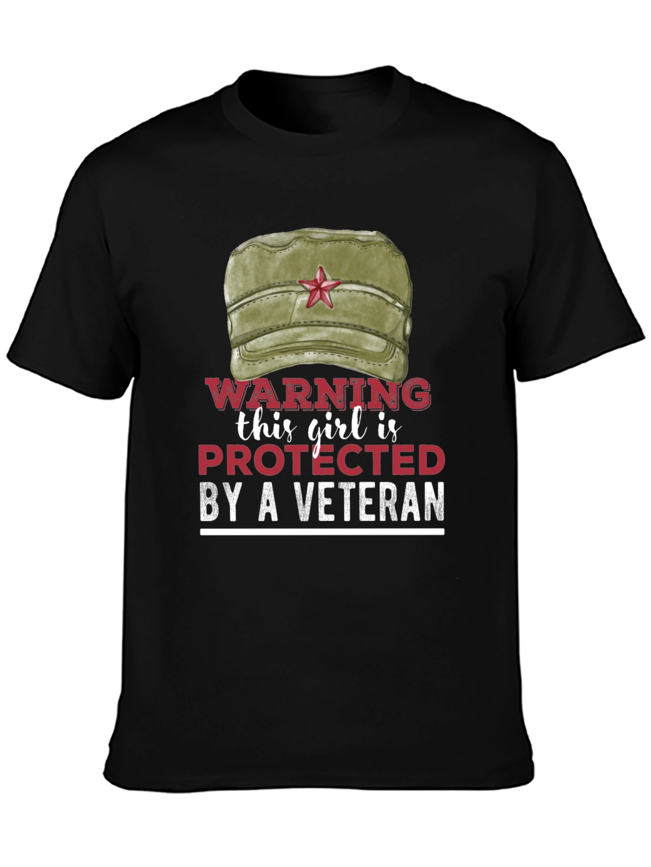 Protected By A Veteran Novelty T-Shirt