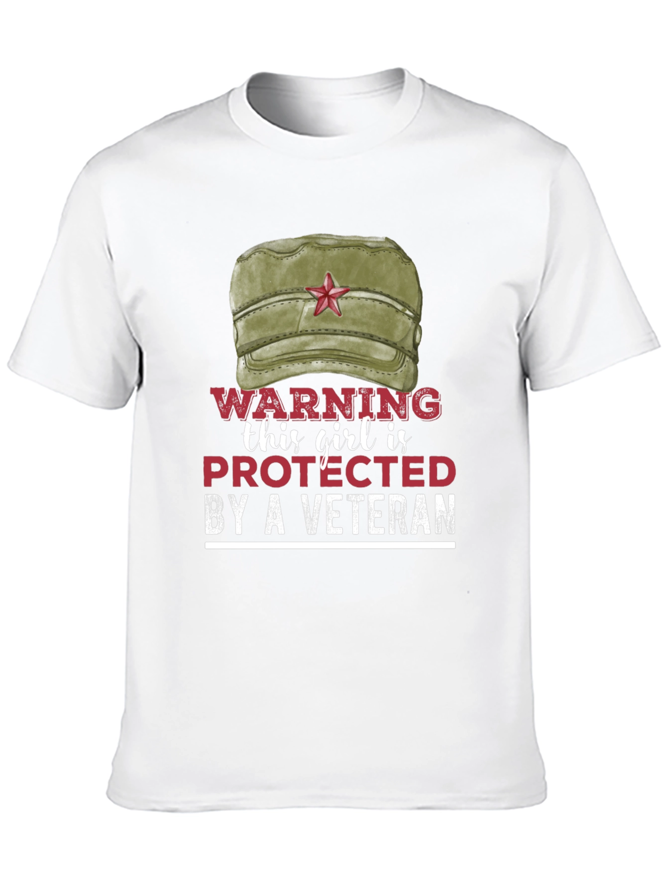 Protected By A Veteran Novelty T-Shirt