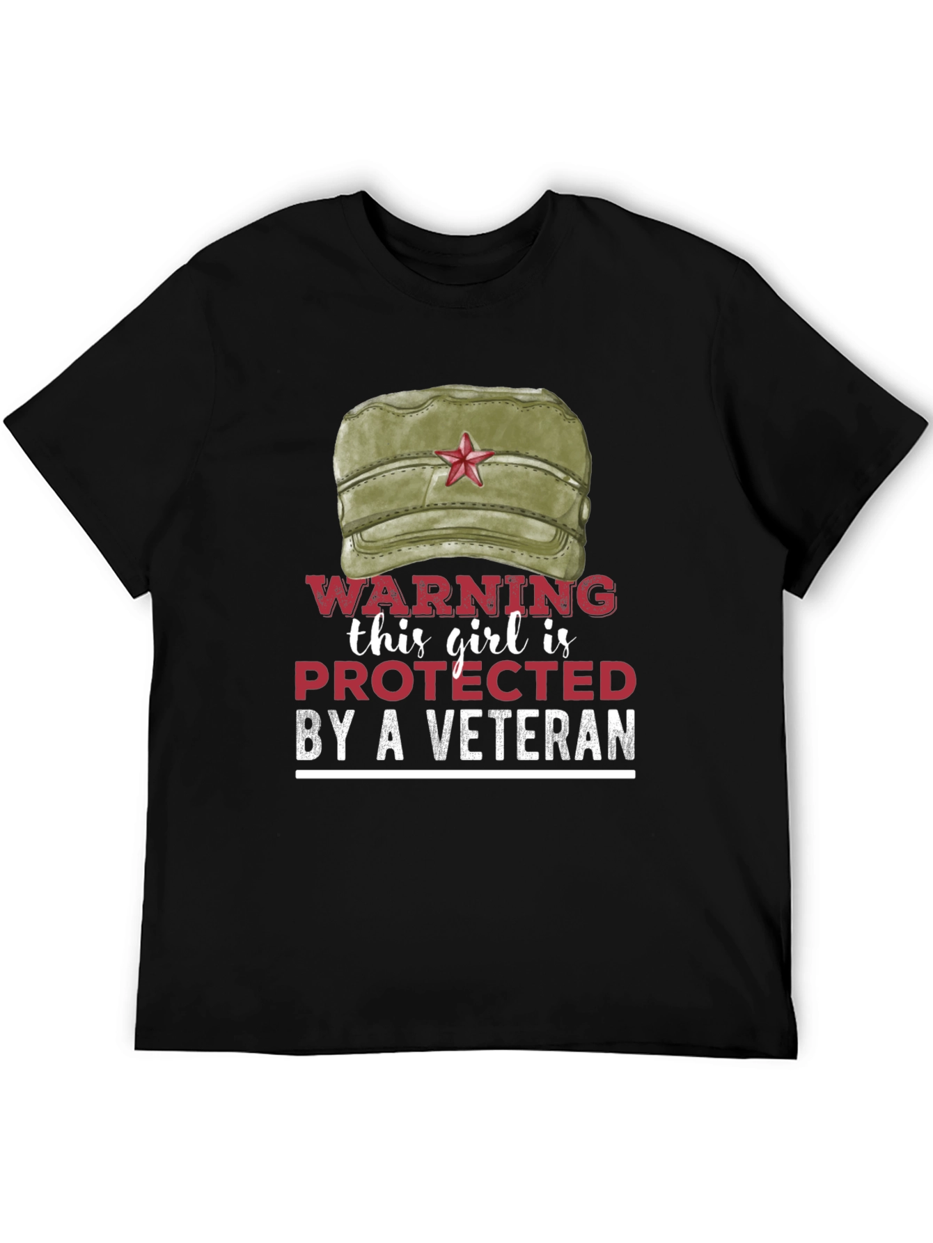 Protected By A Veteran Novelty T-Shirt