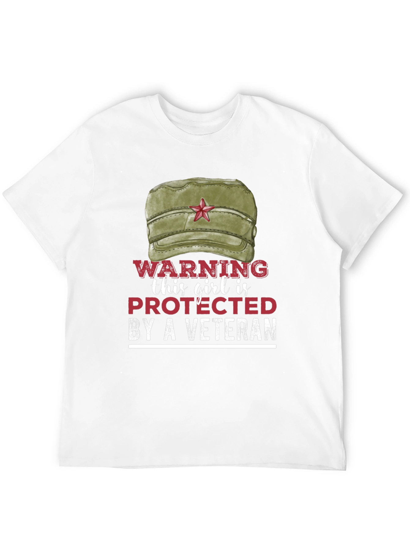 Protected By A Veteran Novelty T-Shirt