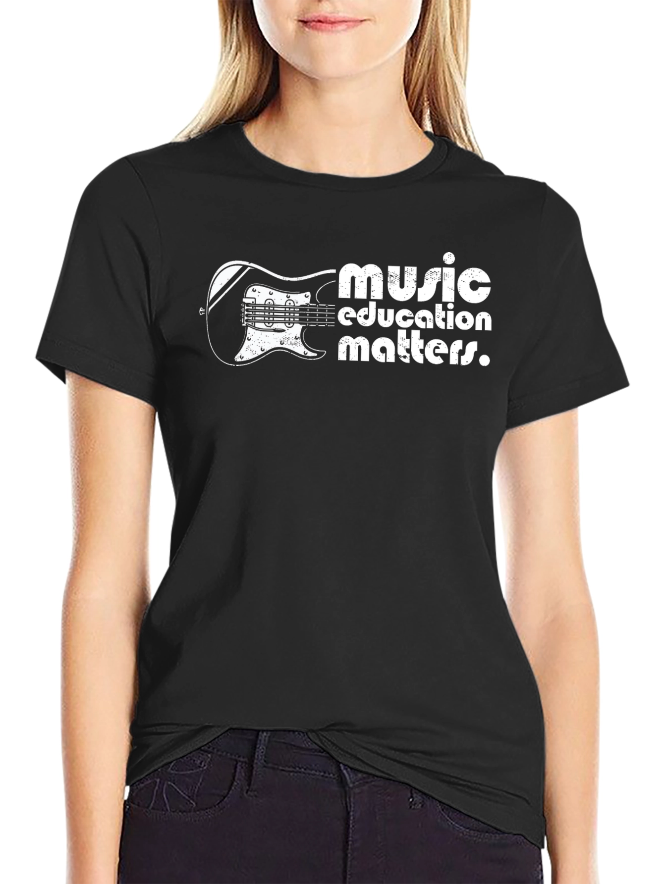 Music Education Matters Guitar T-Shirt