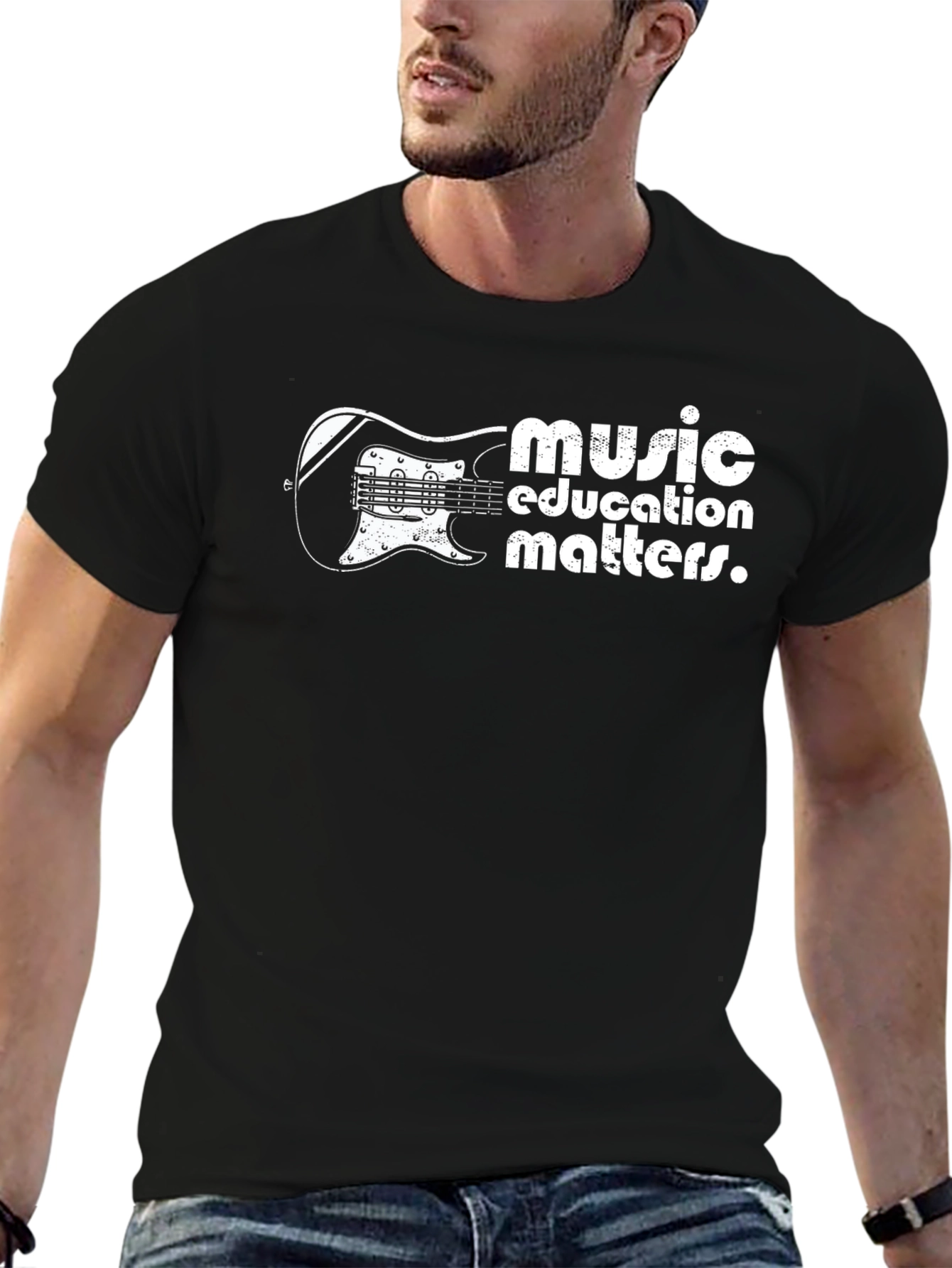 Music Education Matters Guitar T-Shirt