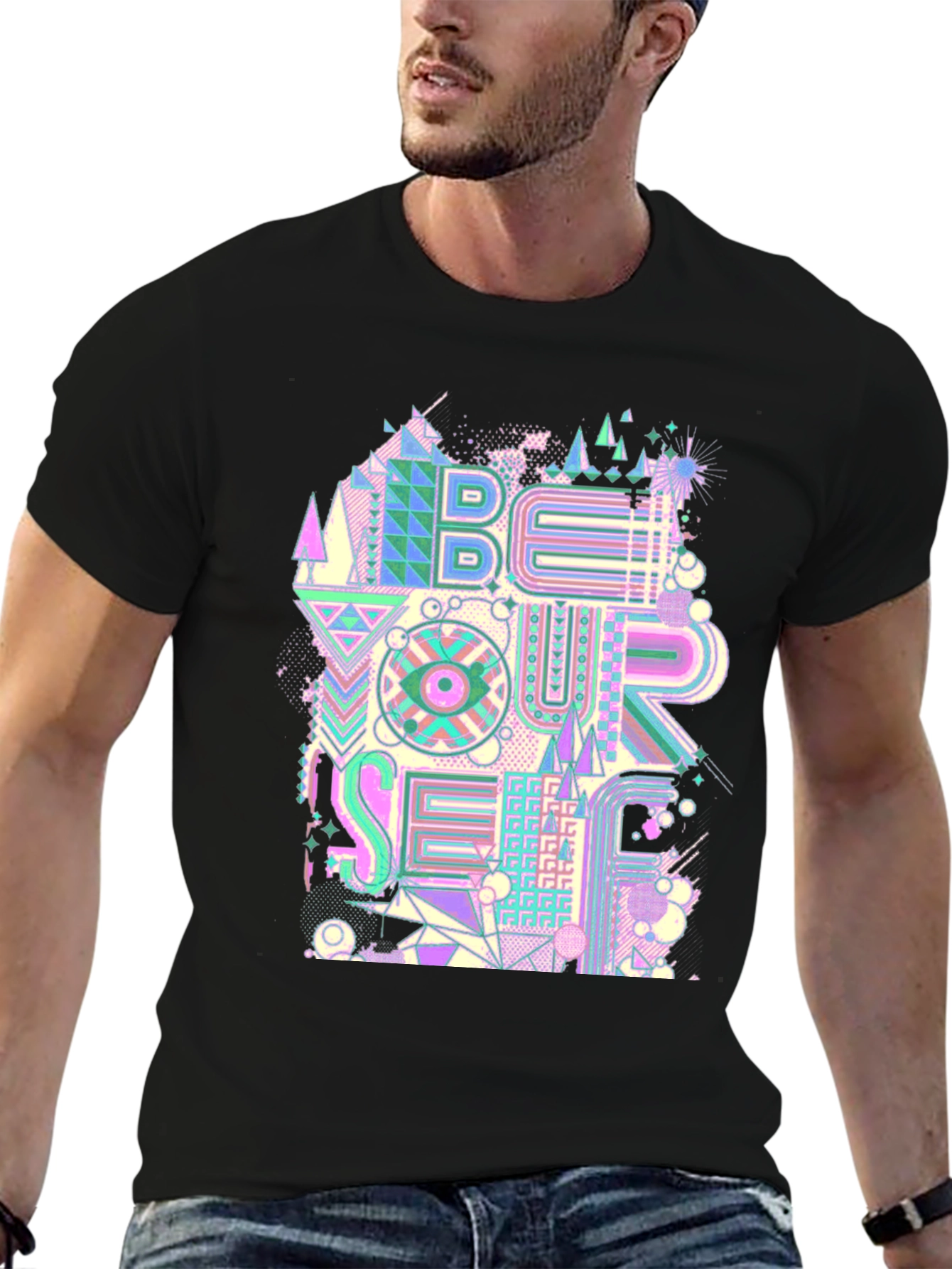 Be Your Self Graphic Tee - Trendy Unisex T-Shirt