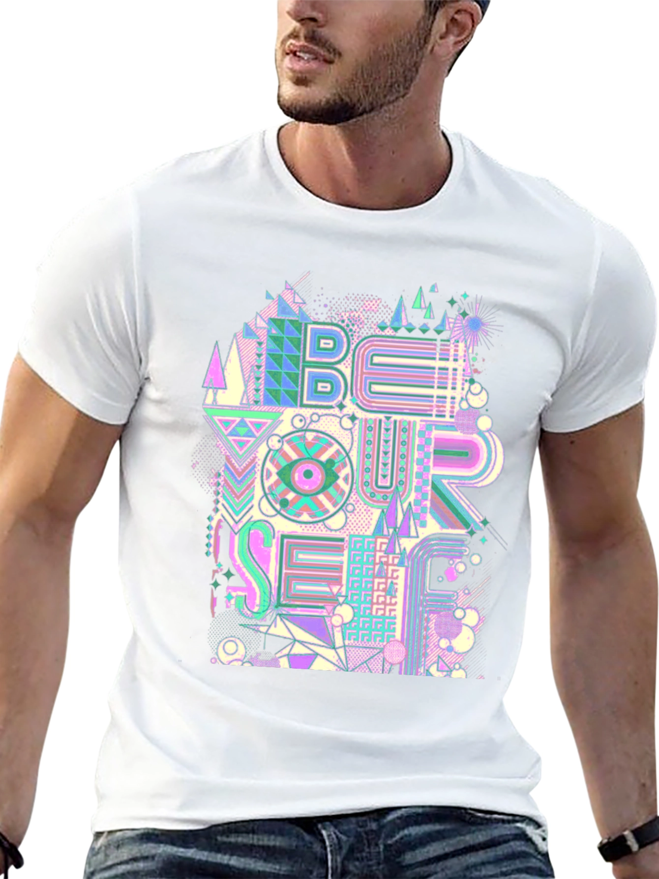 Be Your Self Graphic Tee - Trendy Unisex T-Shirt