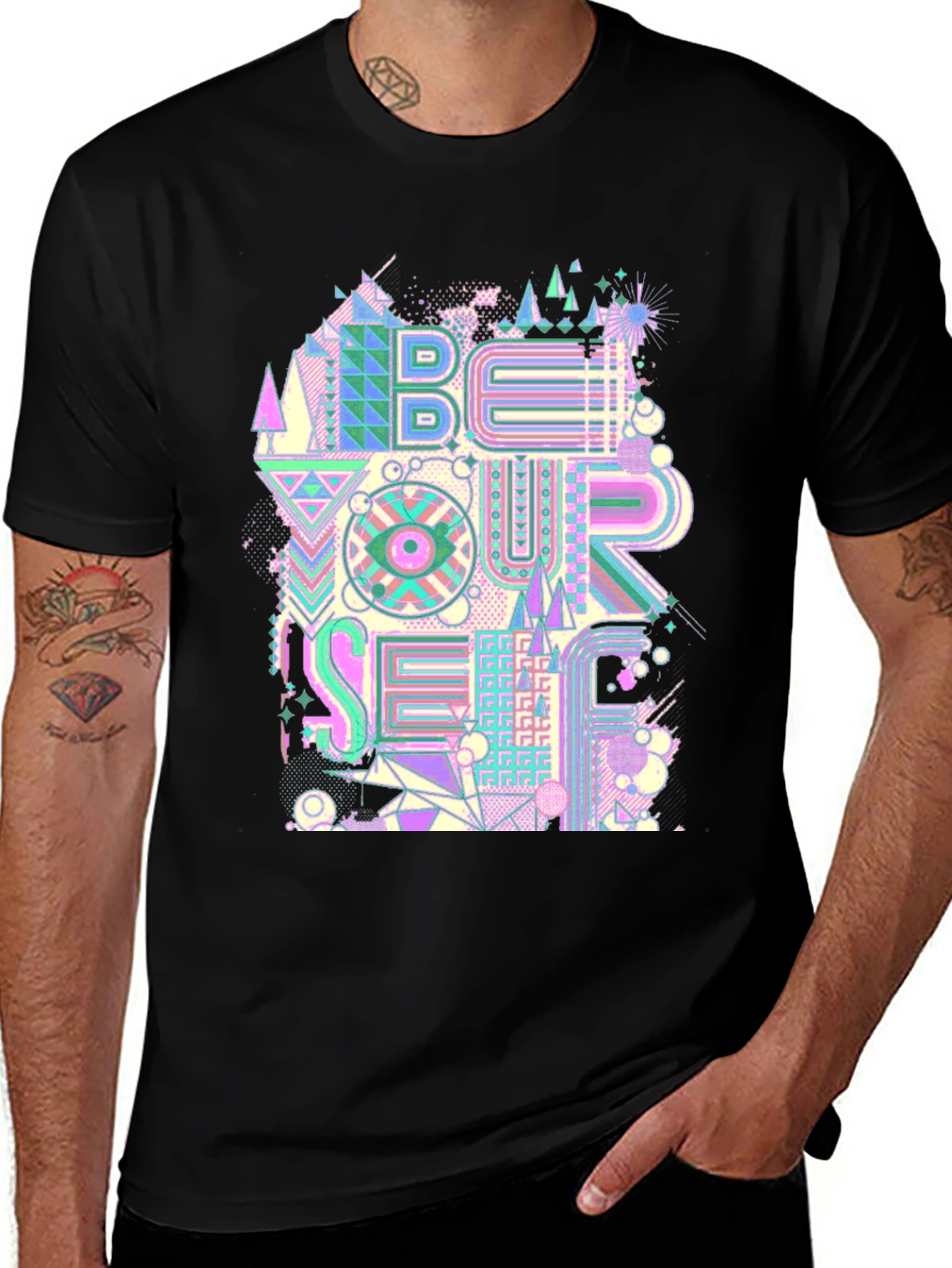 Be Your Self Graphic Tee - Trendy Unisex T-Shirt