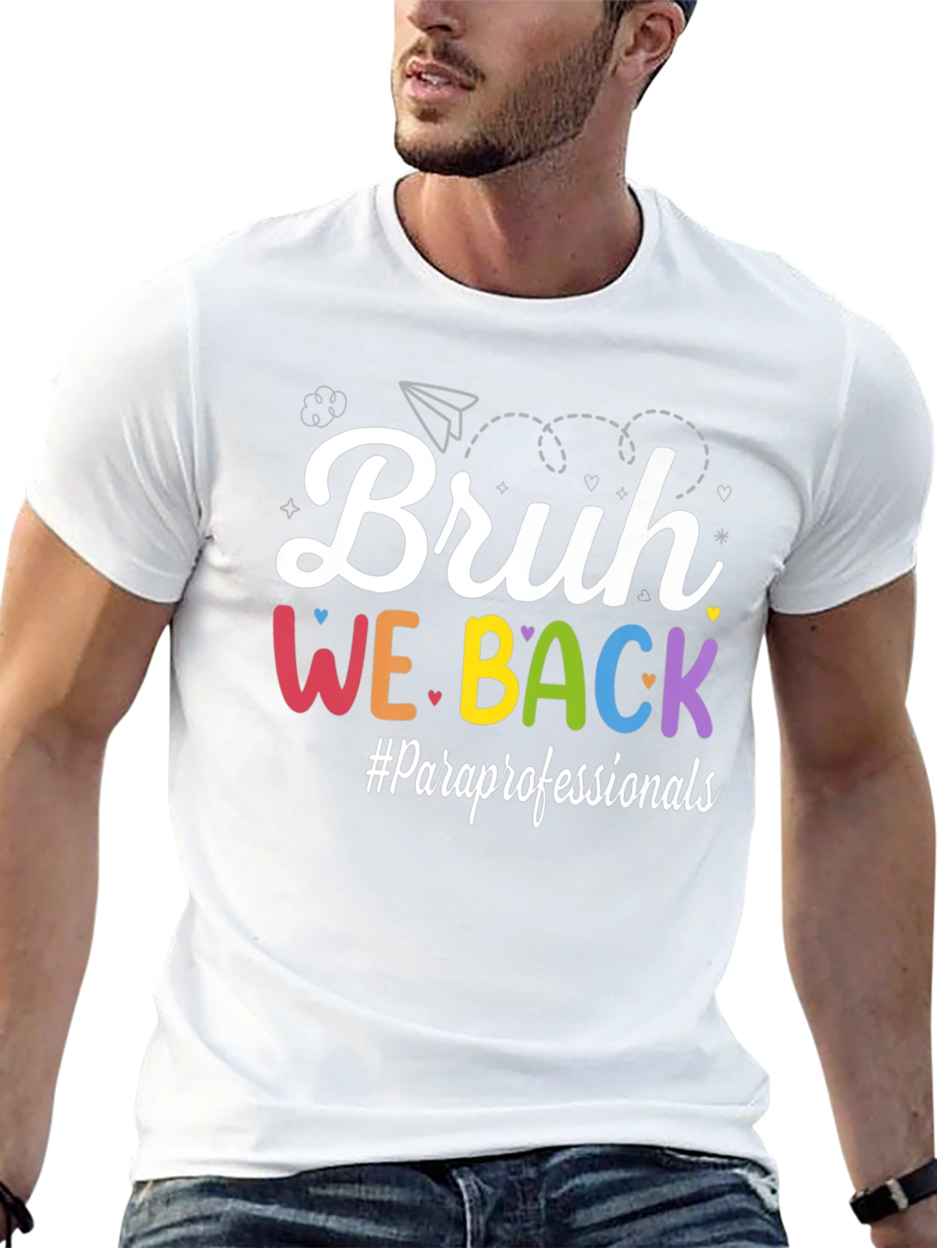 Bruh We Back T-Shirt Paraprofessionals Back To School Tee