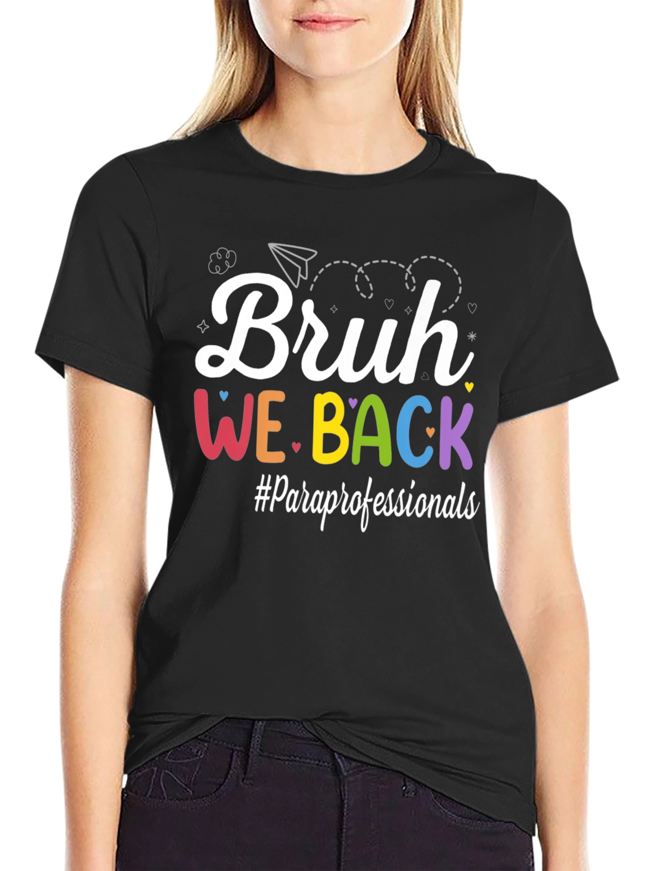 Bruh We Back T-Shirt Paraprofessionals Back To School Tee