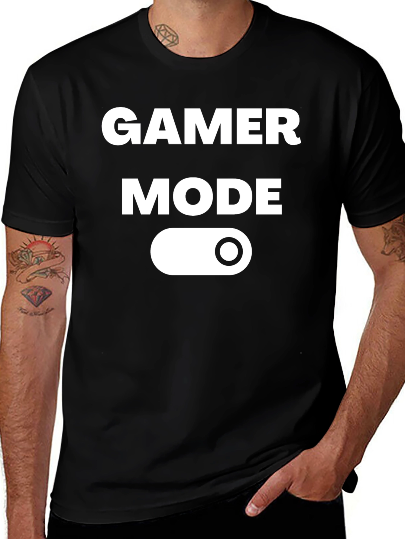 Gamer Mode On T-Shirt - Black Gaming Tee