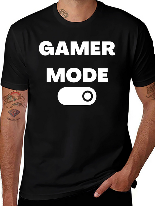 Gamer Mode On T-Shirt - Black Gaming Tee