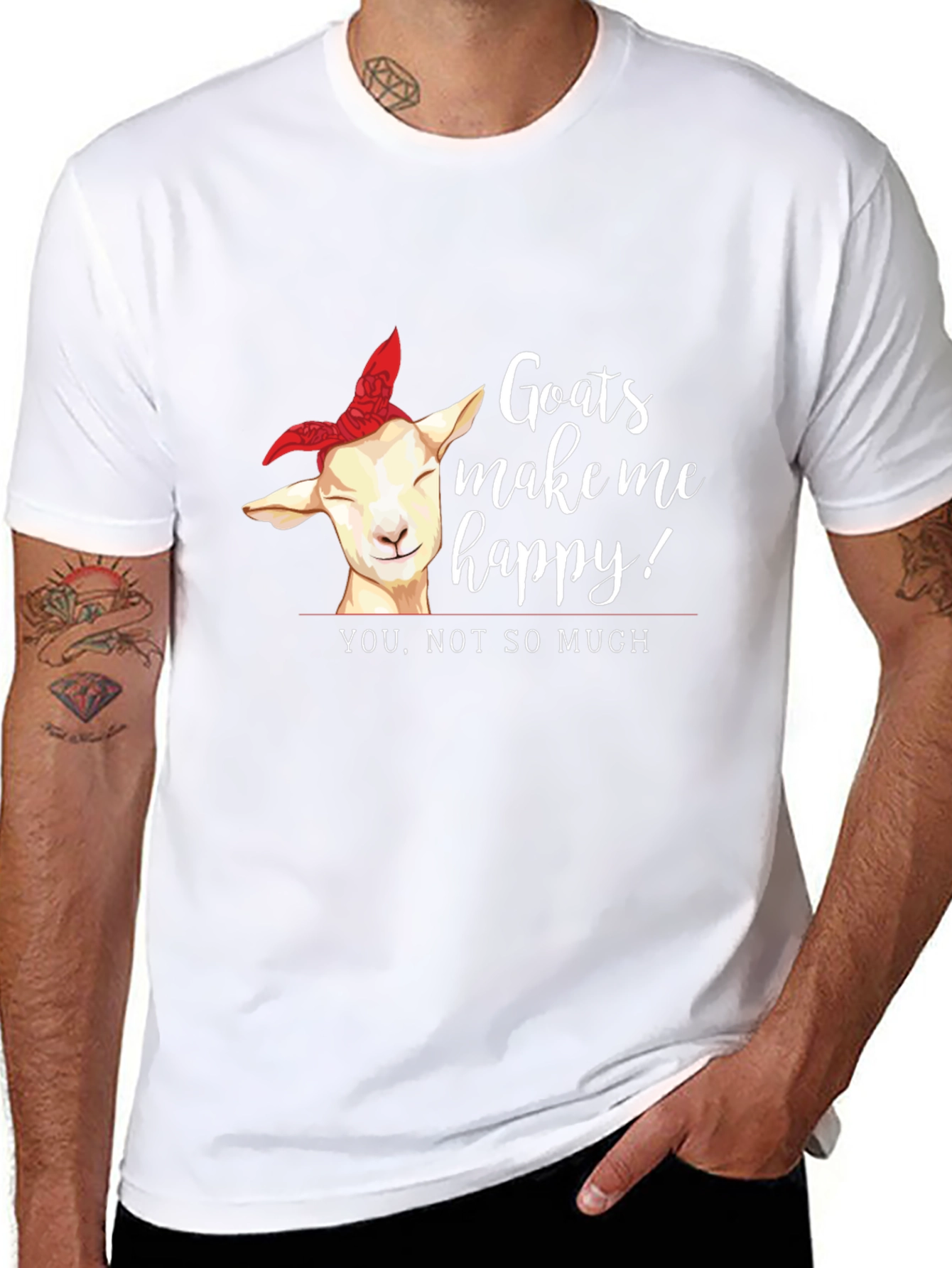Goats Make Me Happy T-Shirt