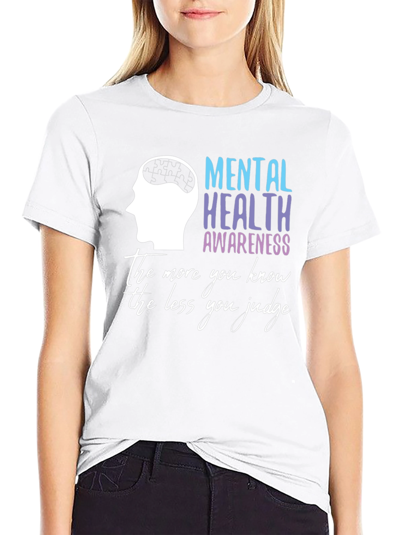 Mental Health Awareness Graphic T-Shirt