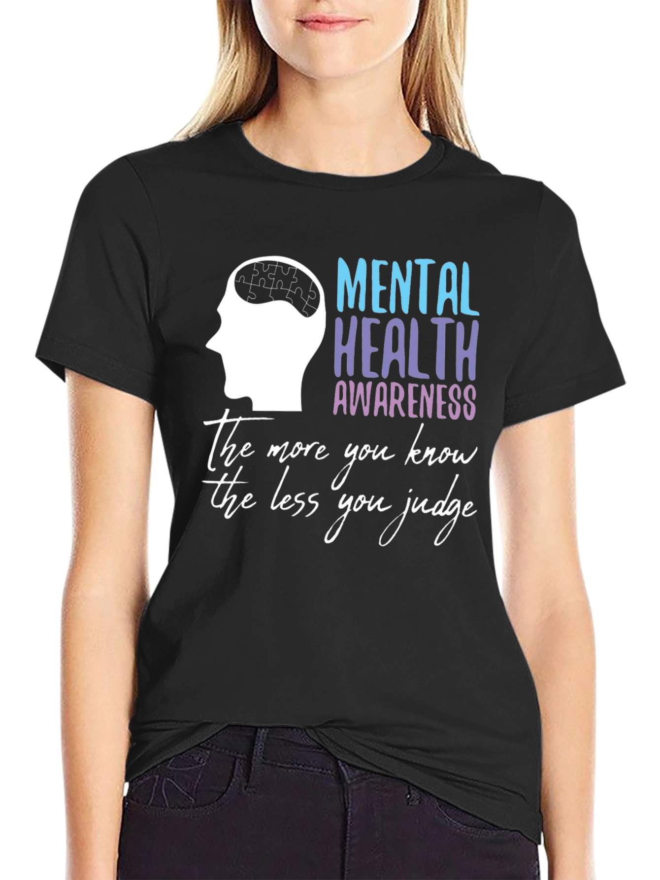Mental Health Awareness Graphic T-Shirt