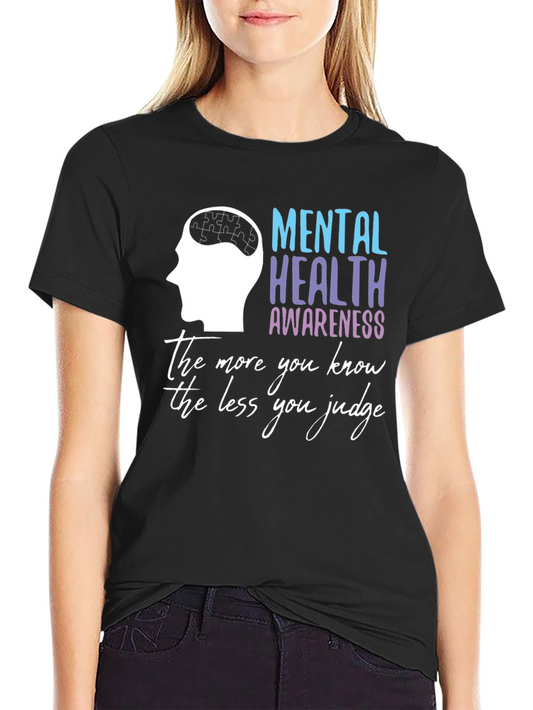 Mental Health Awareness Graphic T-Shirt