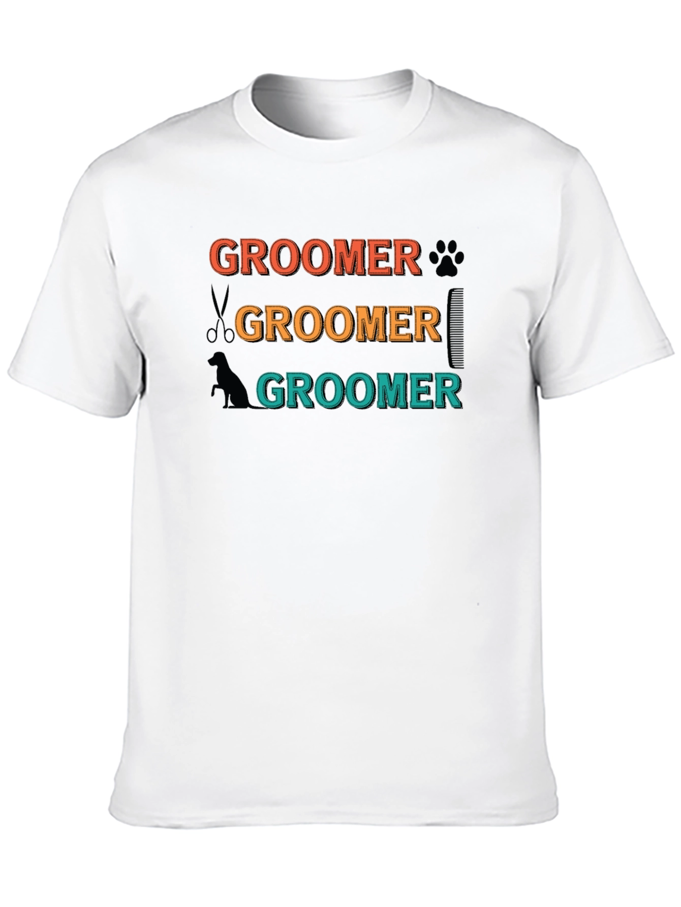 Groomer T-Shirt - Retro Pet Grooming Apparel
