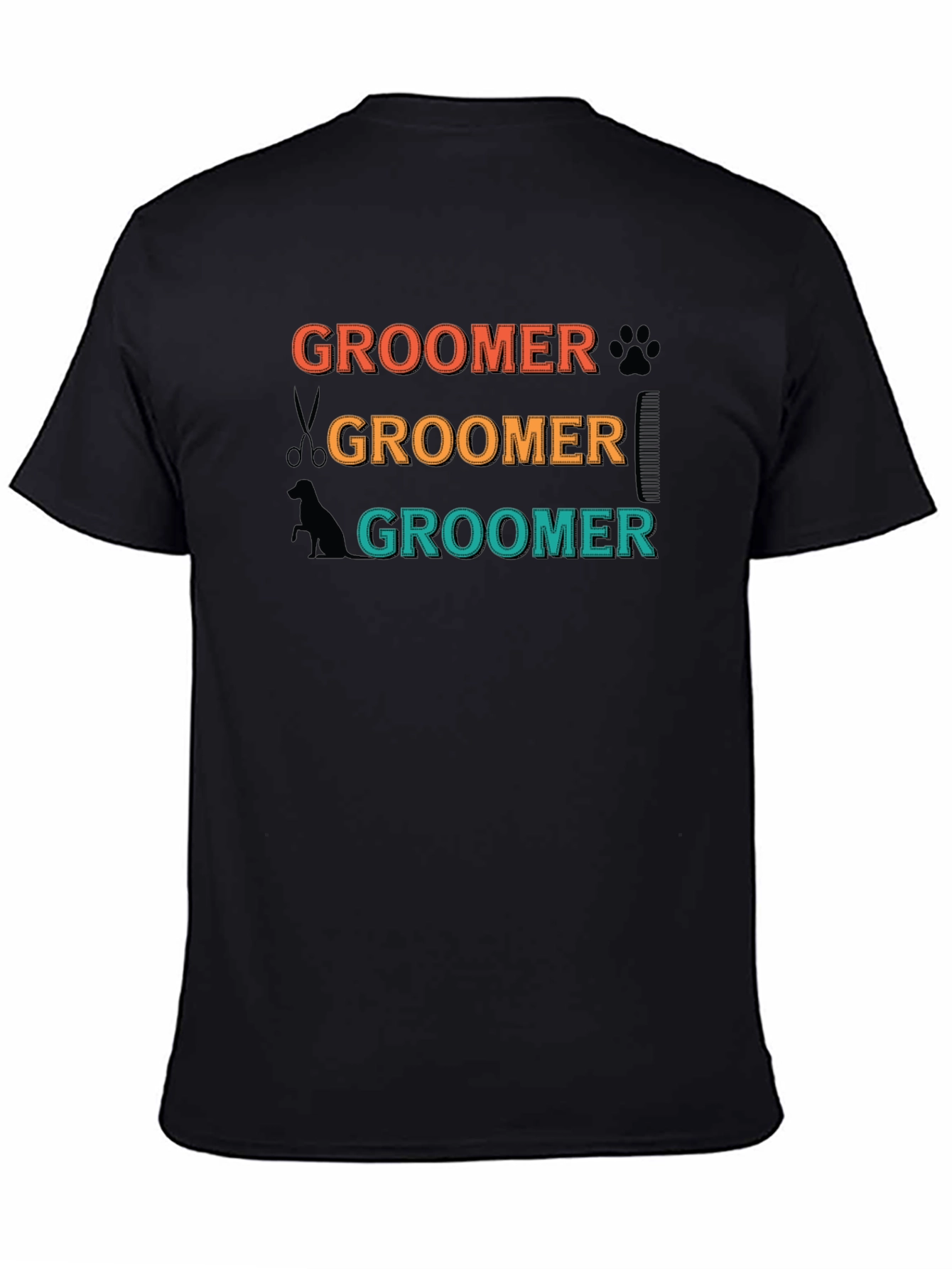 Groomer T-Shirt - Retro Pet Grooming Apparel