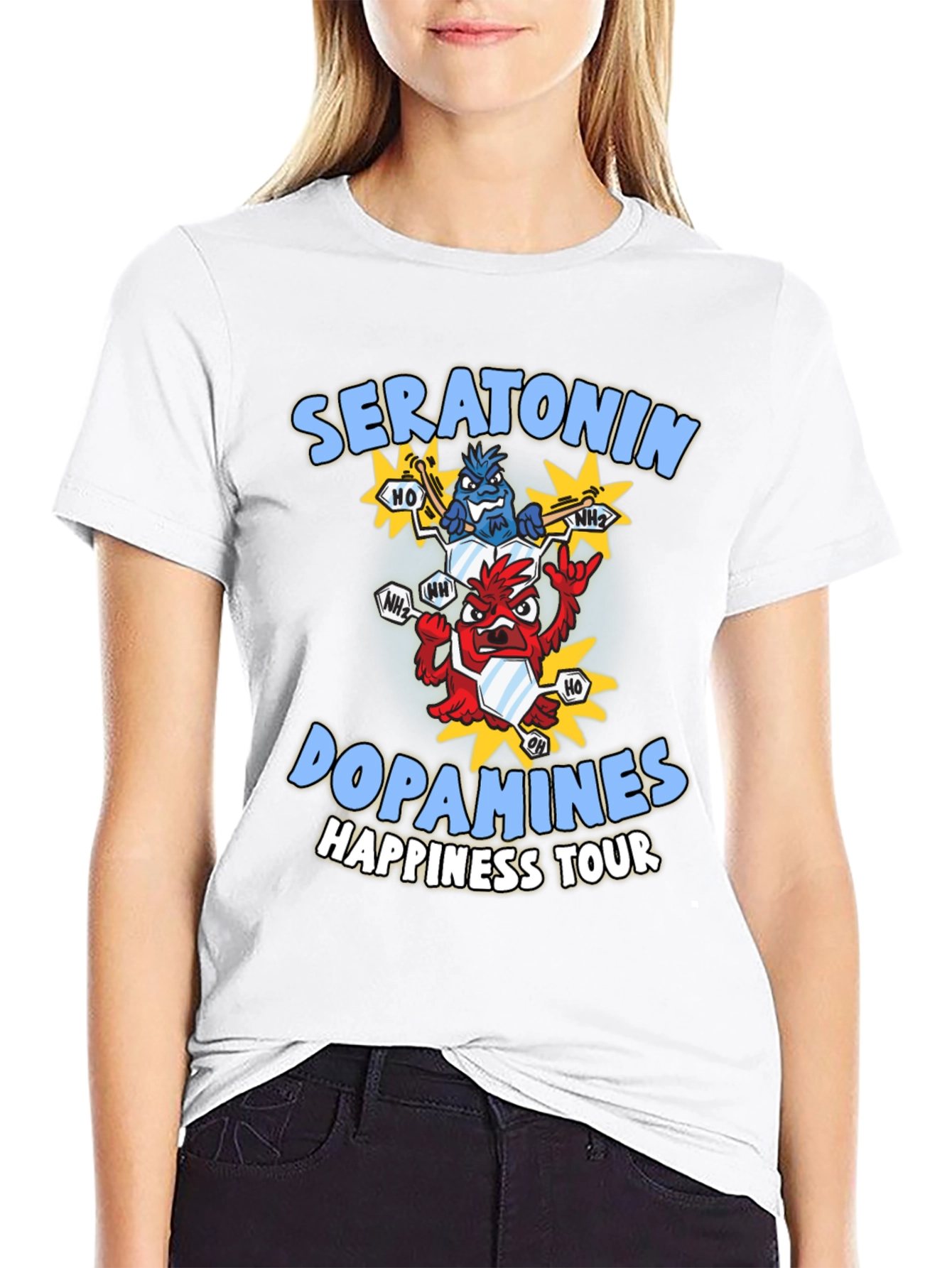 Seratonin Dopamine Happiness Tour T-Shirt
