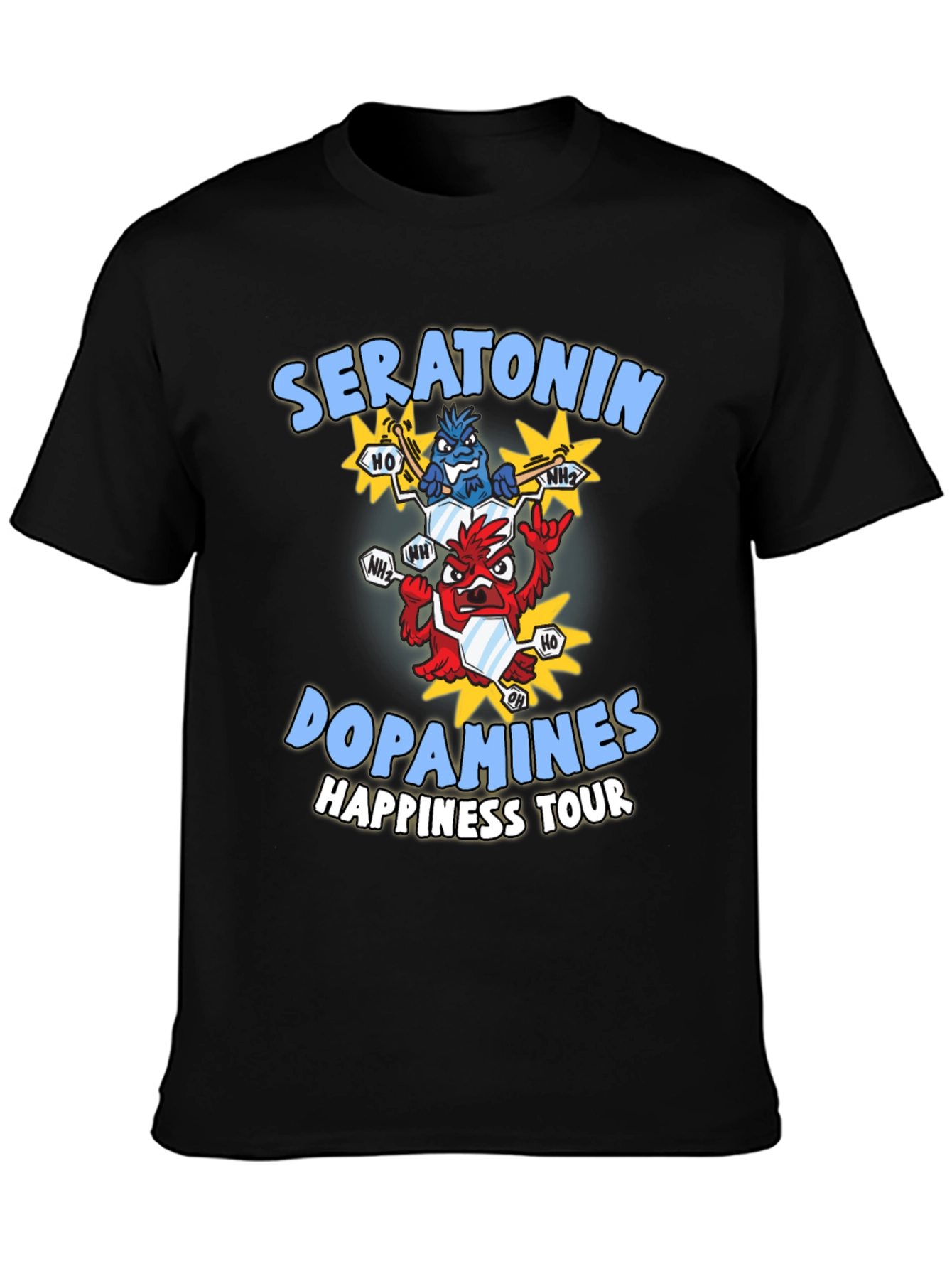 Seratonin Dopamine Happiness Tour T-Shirt