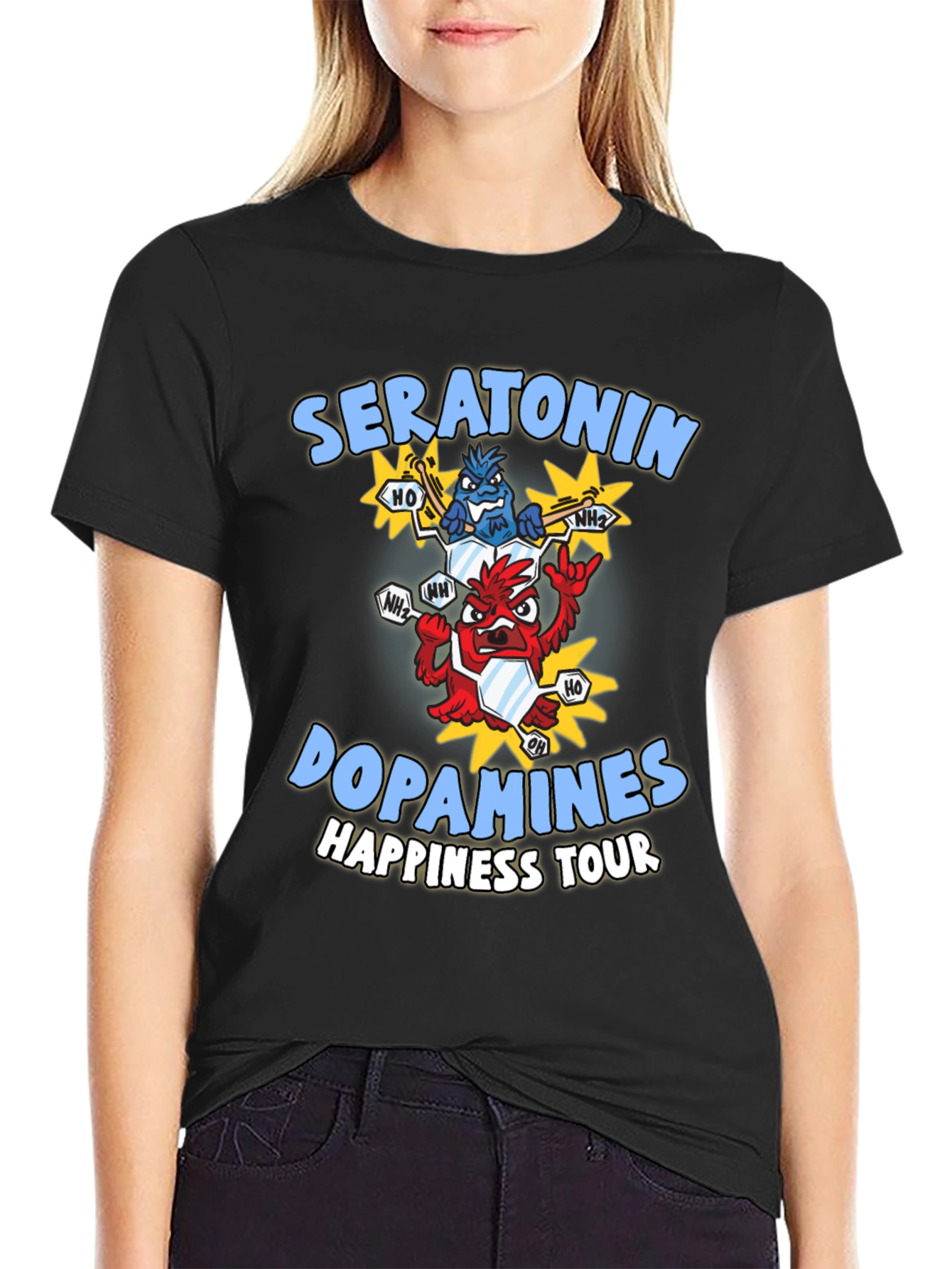 Seratonin Dopamine Happiness Tour T-Shirt
