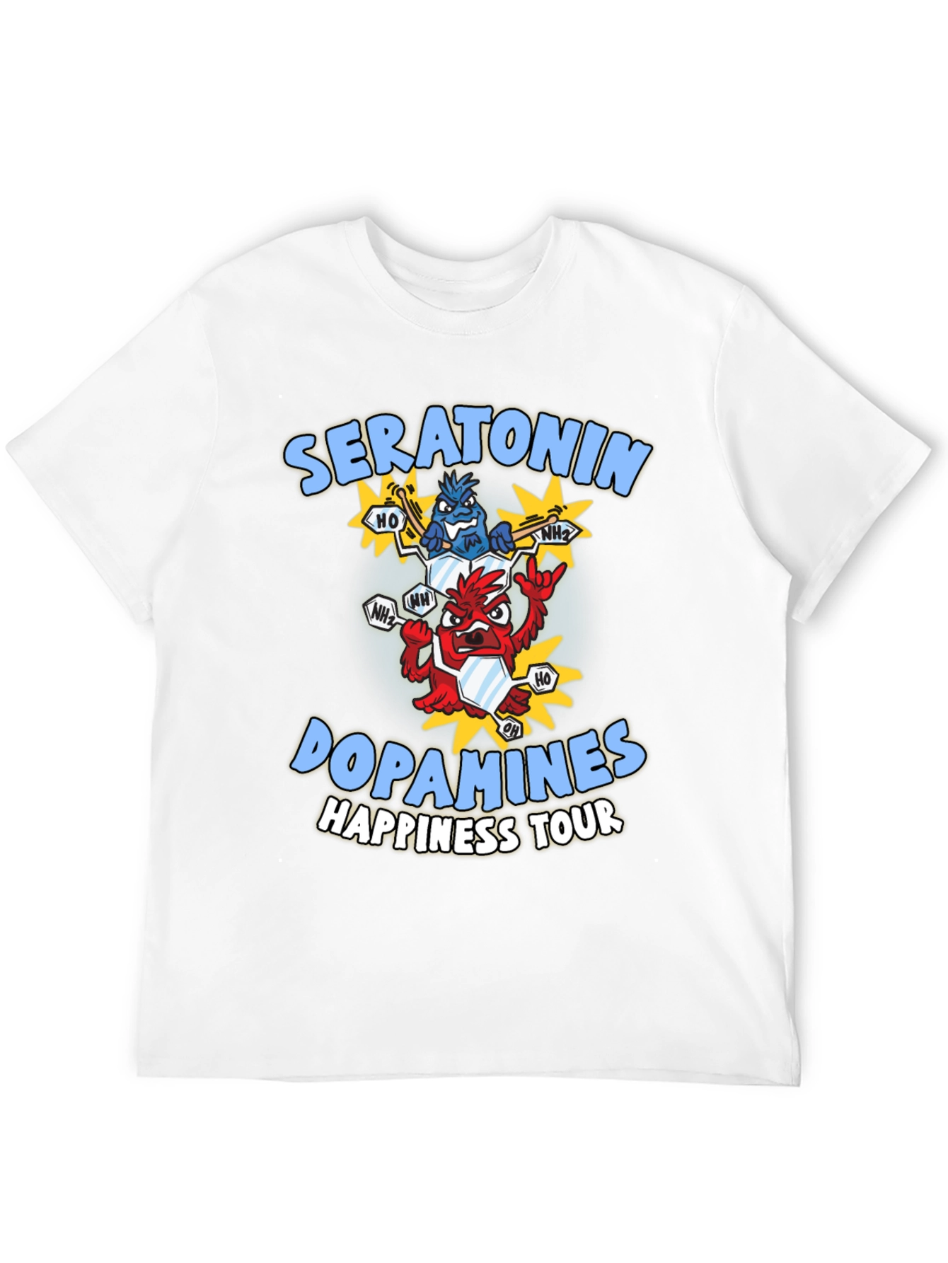 Seratonin Dopamine Happiness Tour T-Shirt