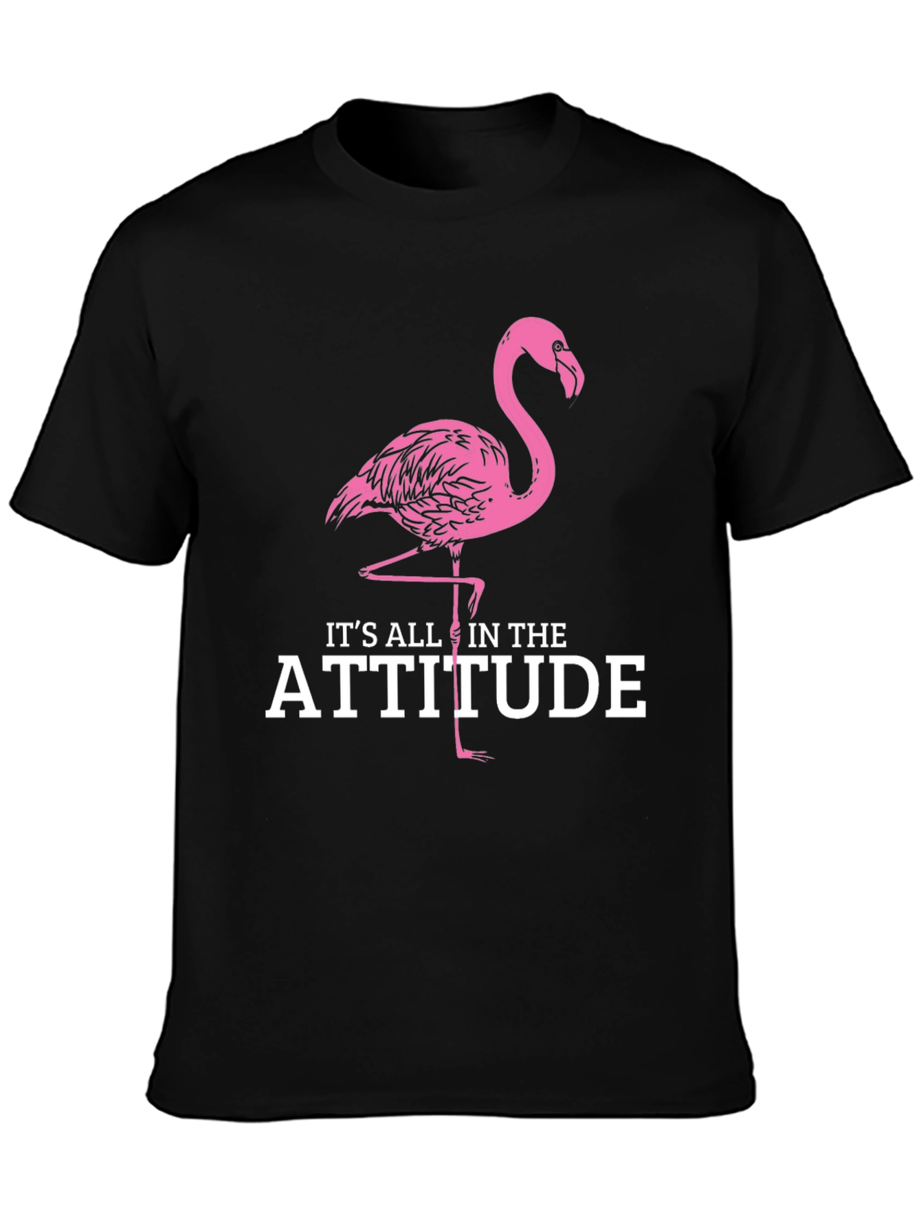 Flamingo Attitude T-Shirt - Stylish & Fun