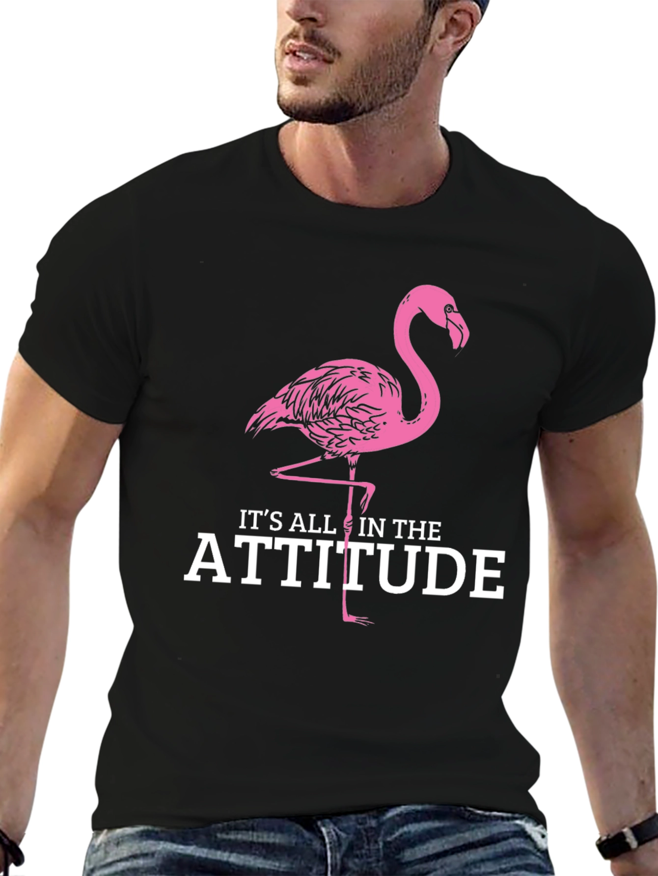 Flamingo Attitude T-Shirt - Stylish & Fun