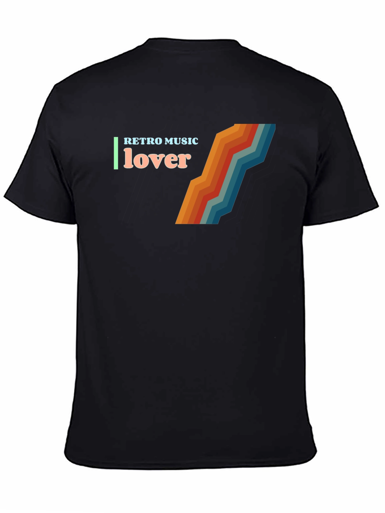 Retro Music Lover Graphic T-Shirt