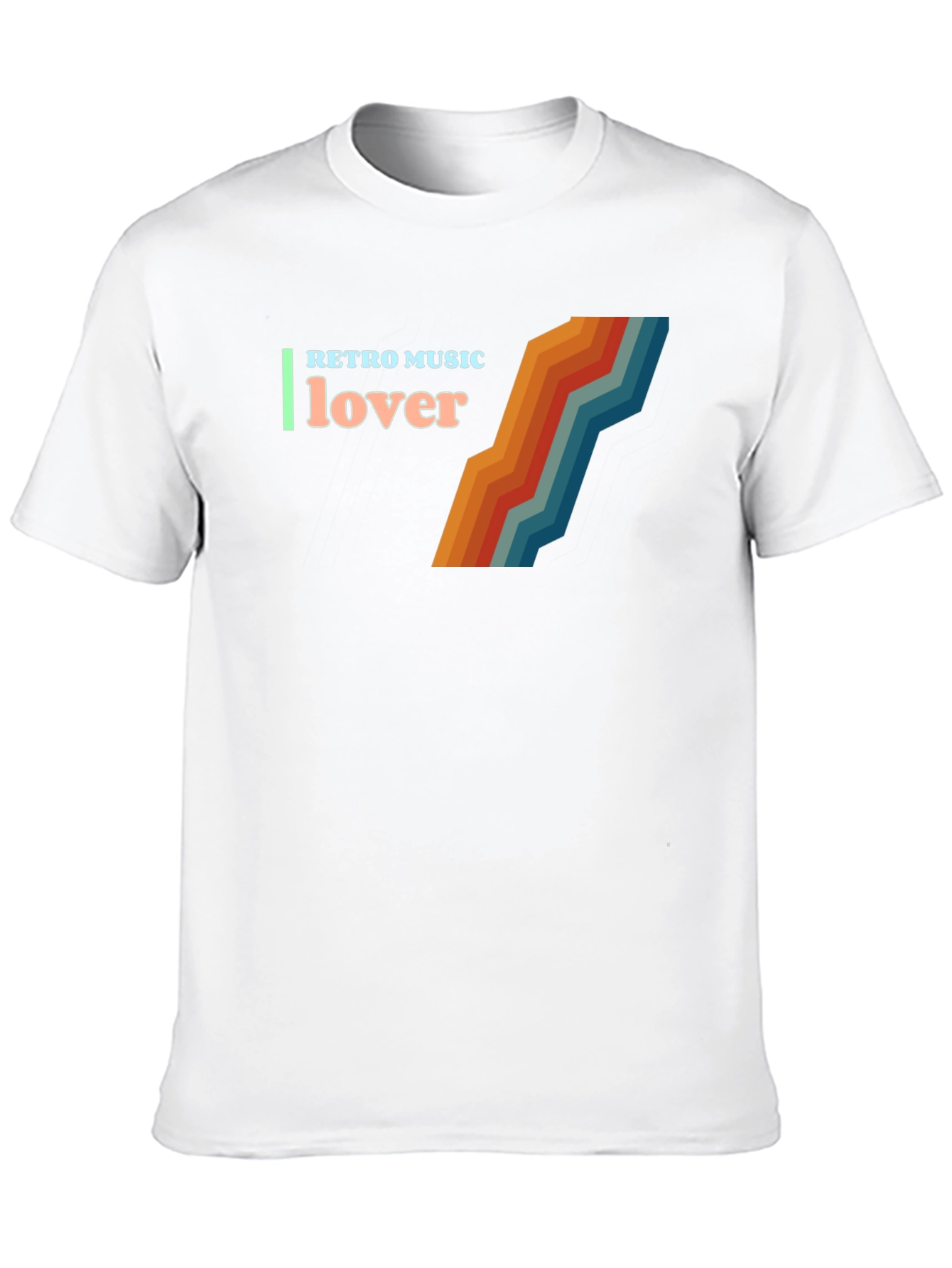 Retro Music Lover Graphic T-Shirt