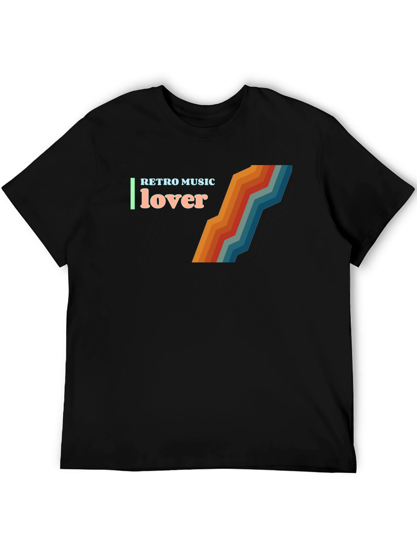Retro Music Lover Graphic T-Shirt