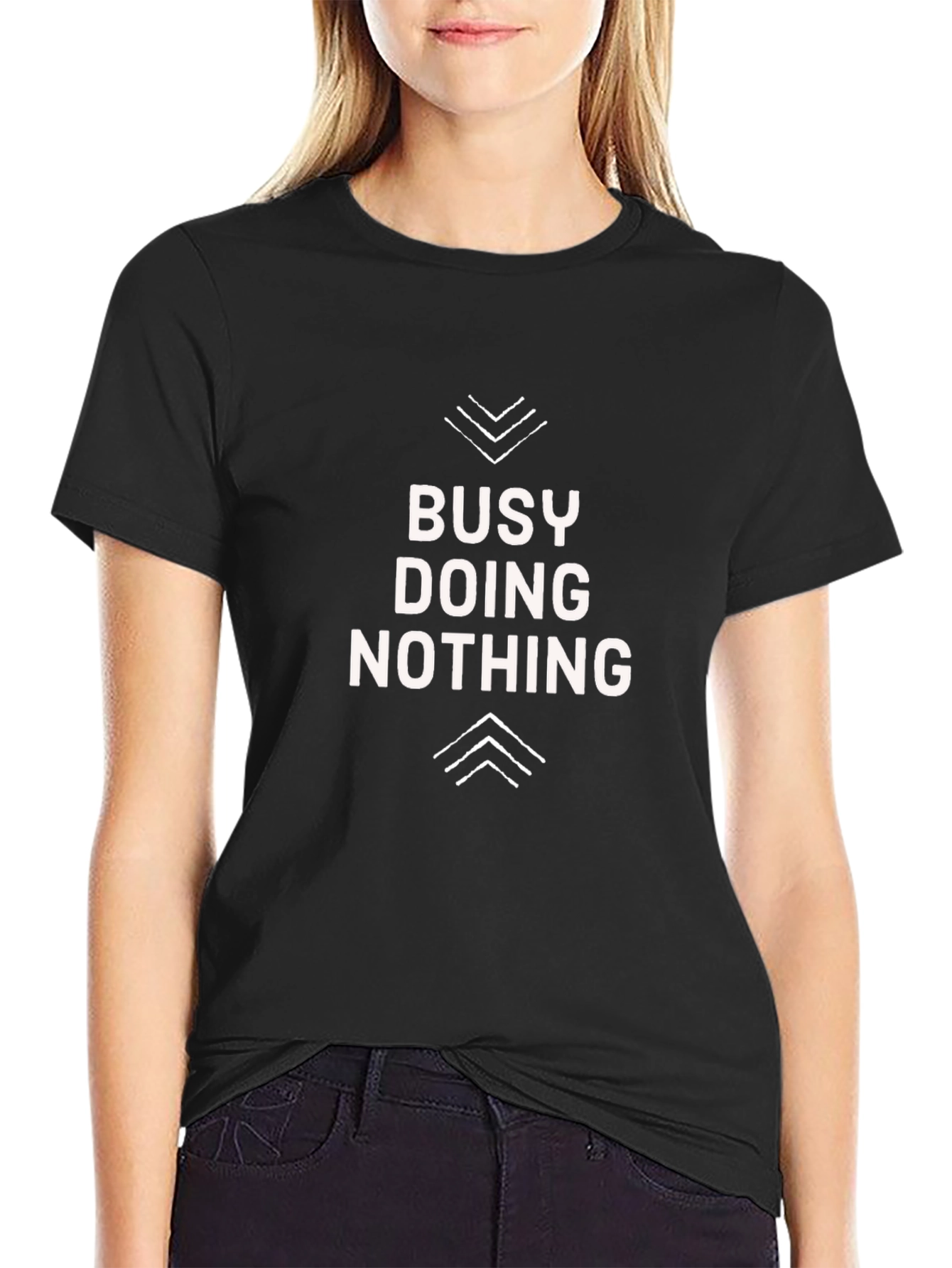 Busy Doing Nothing Graphic T-Shirt - Soft Cotton Tee