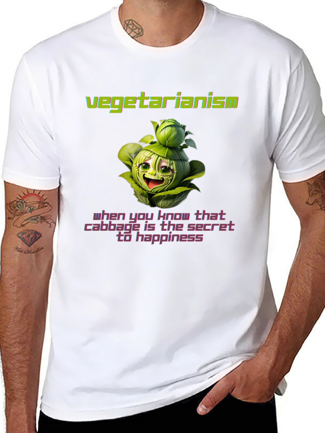 Vegetarianism Cabbage T-Shirt